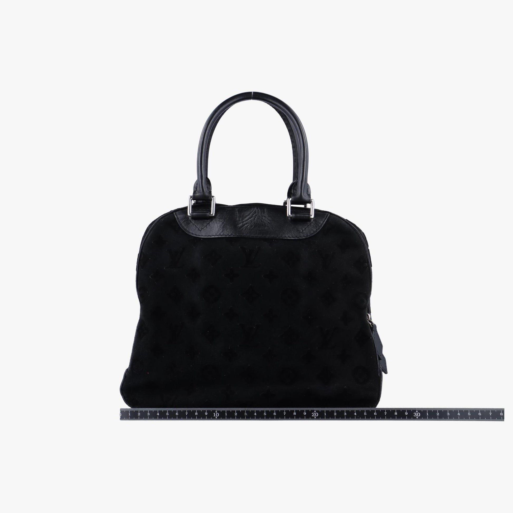 ルイヴィトン Louis Vuitton ハンドバッグ レディース ドーヴィル ブラック レザー×スエード  PL0133