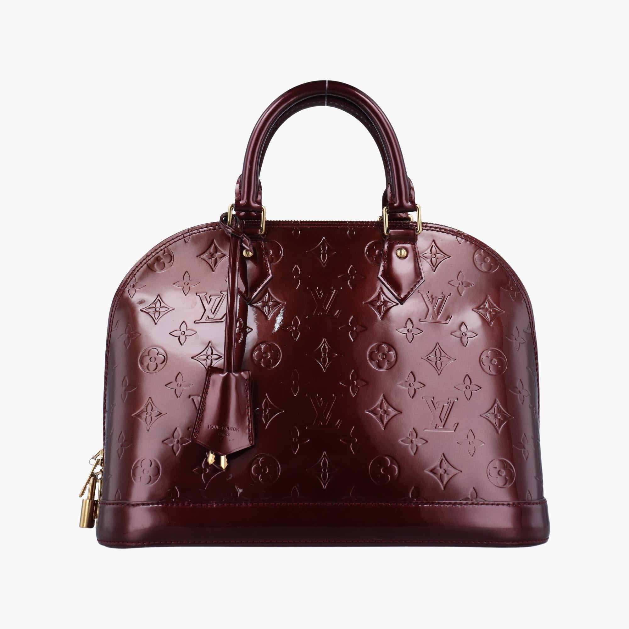 ルイヴィトン Louis Vuitton ハンドバッグ レディース アルマPM アマラント ヴェルニ M91611 MI6110