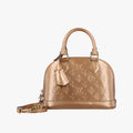 ルイヴィトン Louis Vuitton ショルダーバッグ レディース アルマBB ベージュプードル ヴェルニ M91752 FL3175