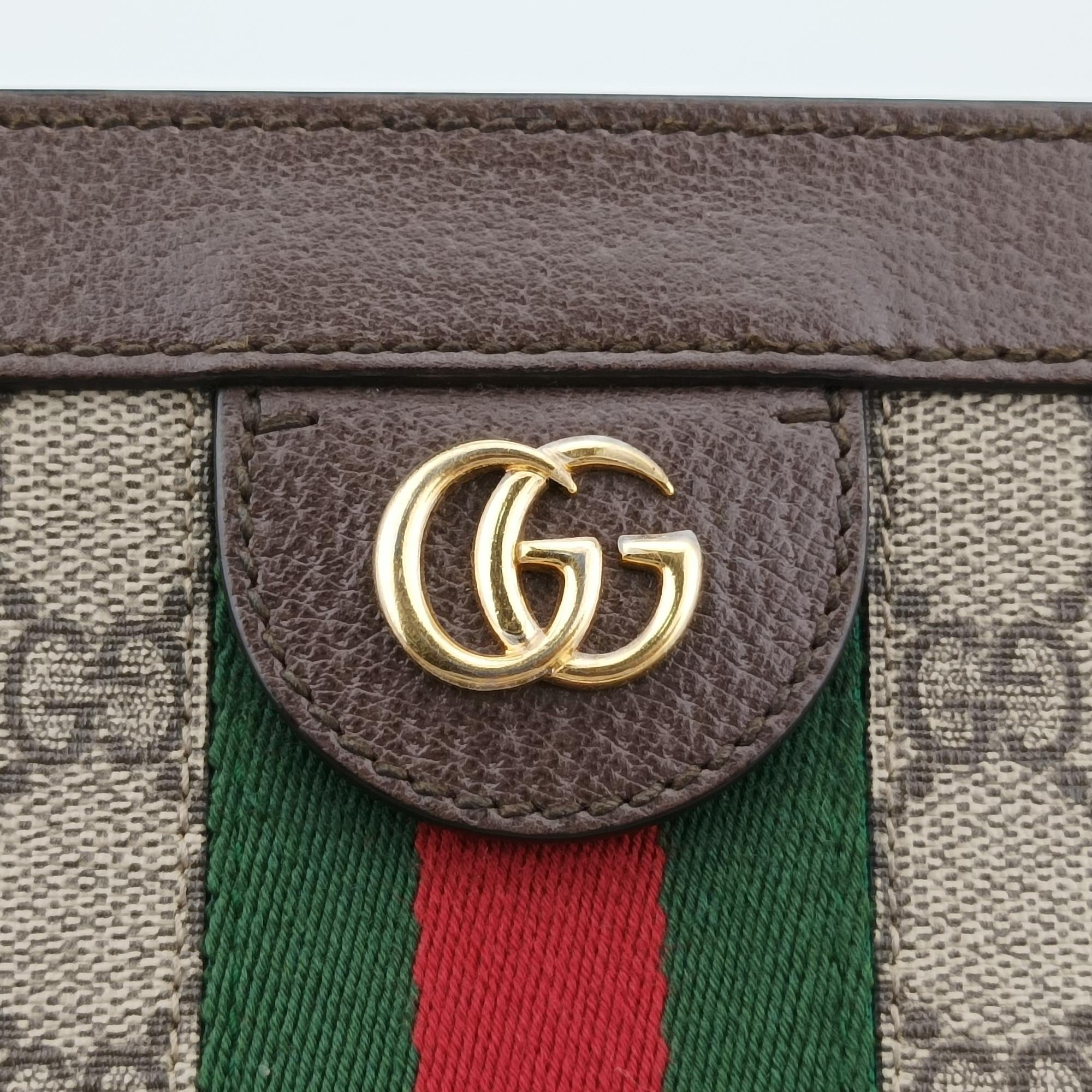 グッチ Gucci ショルダーバッグ レディース オフィディア ブラウン×レッド×グリーン PVCコーティングキャンバス×レザー 503876 A023943603