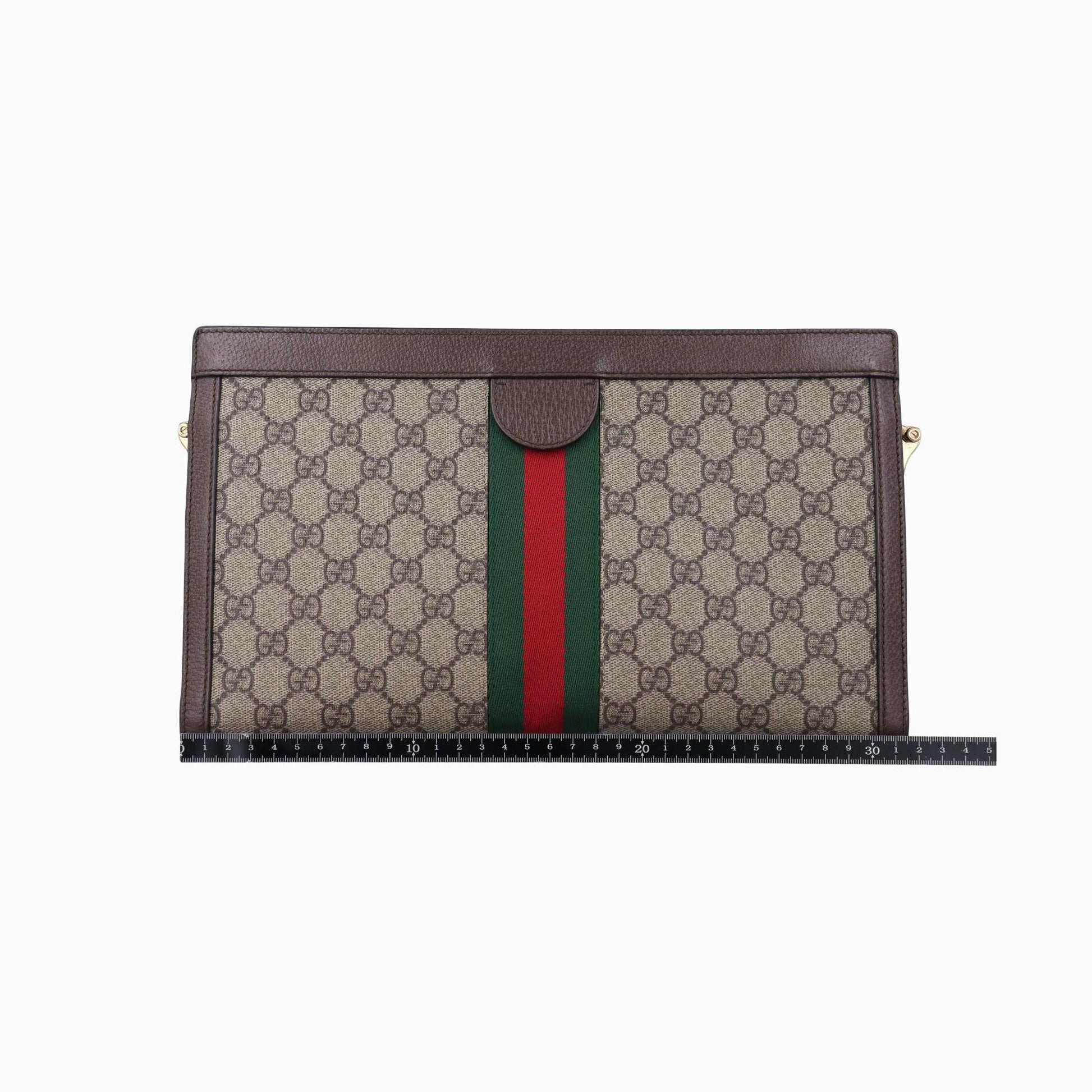 グッチ Gucci ショルダーバッグ レディース オフィディア ブラウン×レッド×グリーン PVCコーティングキャンバス×レザー 503876 A023943603