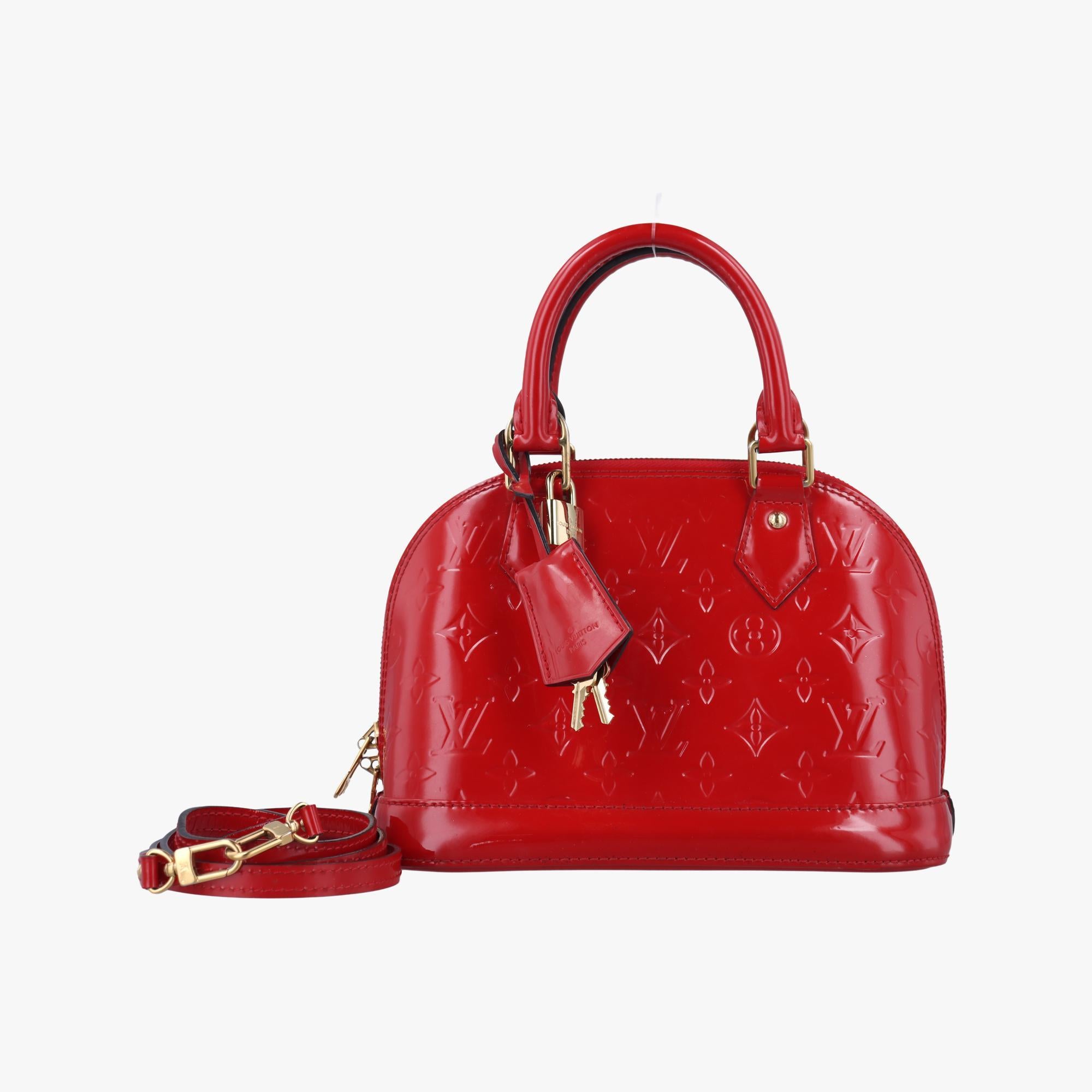 ルイヴィトン Louis Vuitton ショルダーバッグ レディース アルマBB スリーズ ヴェルニ M90174 FL1157