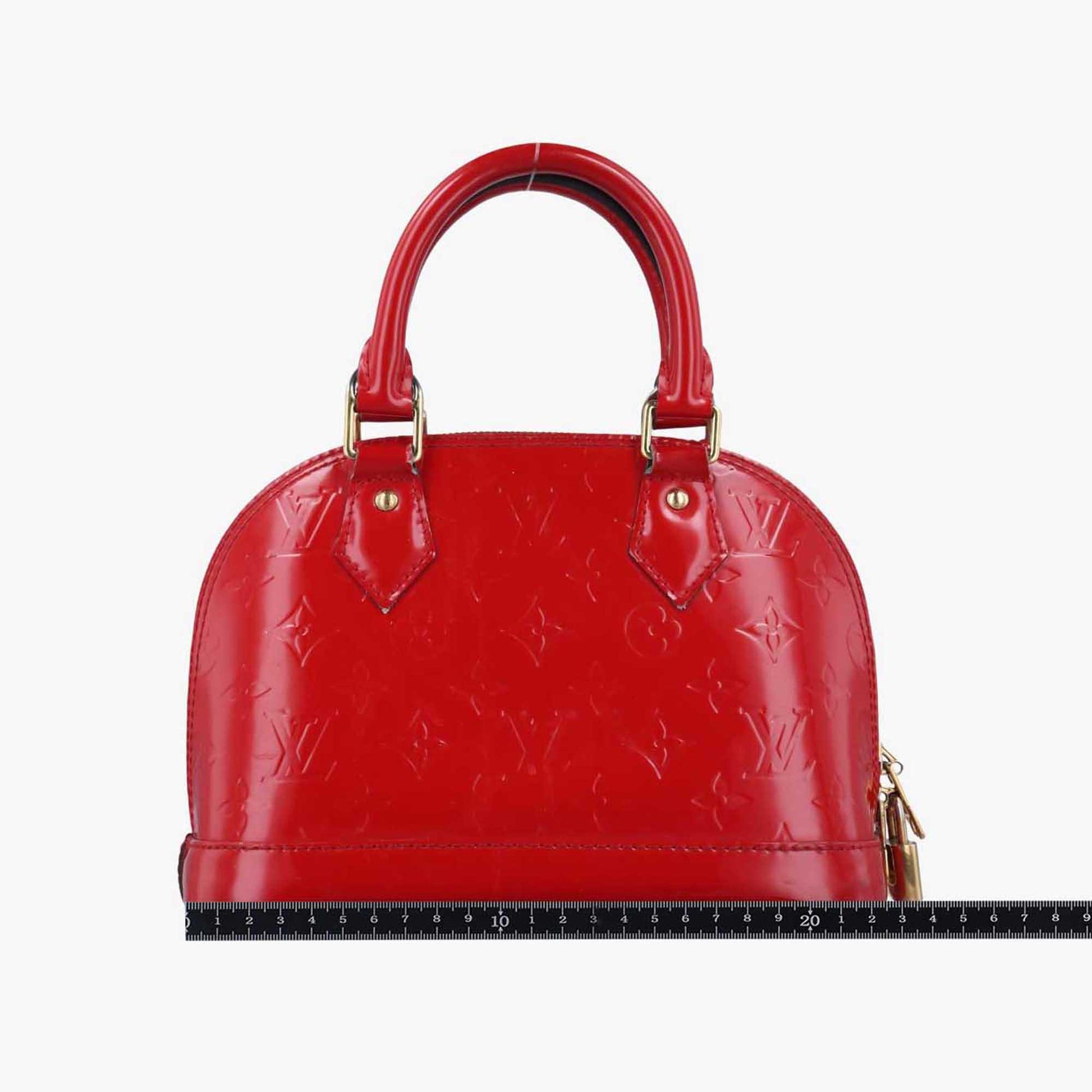 ルイヴィトン Louis Vuitton ショルダーバッグ レディース アルマBB スリーズ ヴェルニ M90174 FL1157