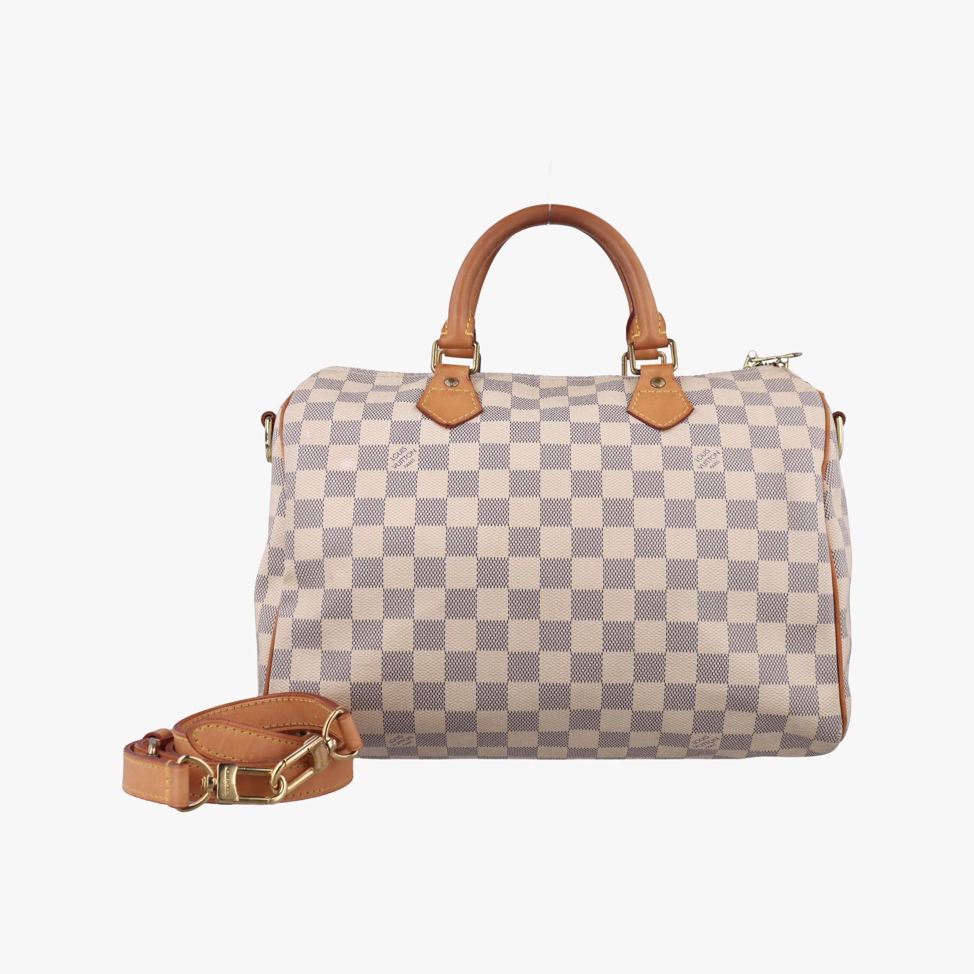 ルイヴィトン Louis Vuitton ボストンバッグ レディース スピーディ30 アズール ダミエ キャンバス N41533 DU0164