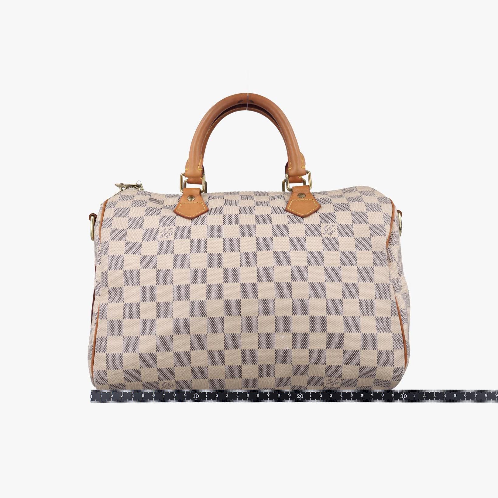 ルイヴィトン Louis Vuitton ボストンバッグ レディース スピーディ30 アズール ダミエ キャンバス N41533 DU0164