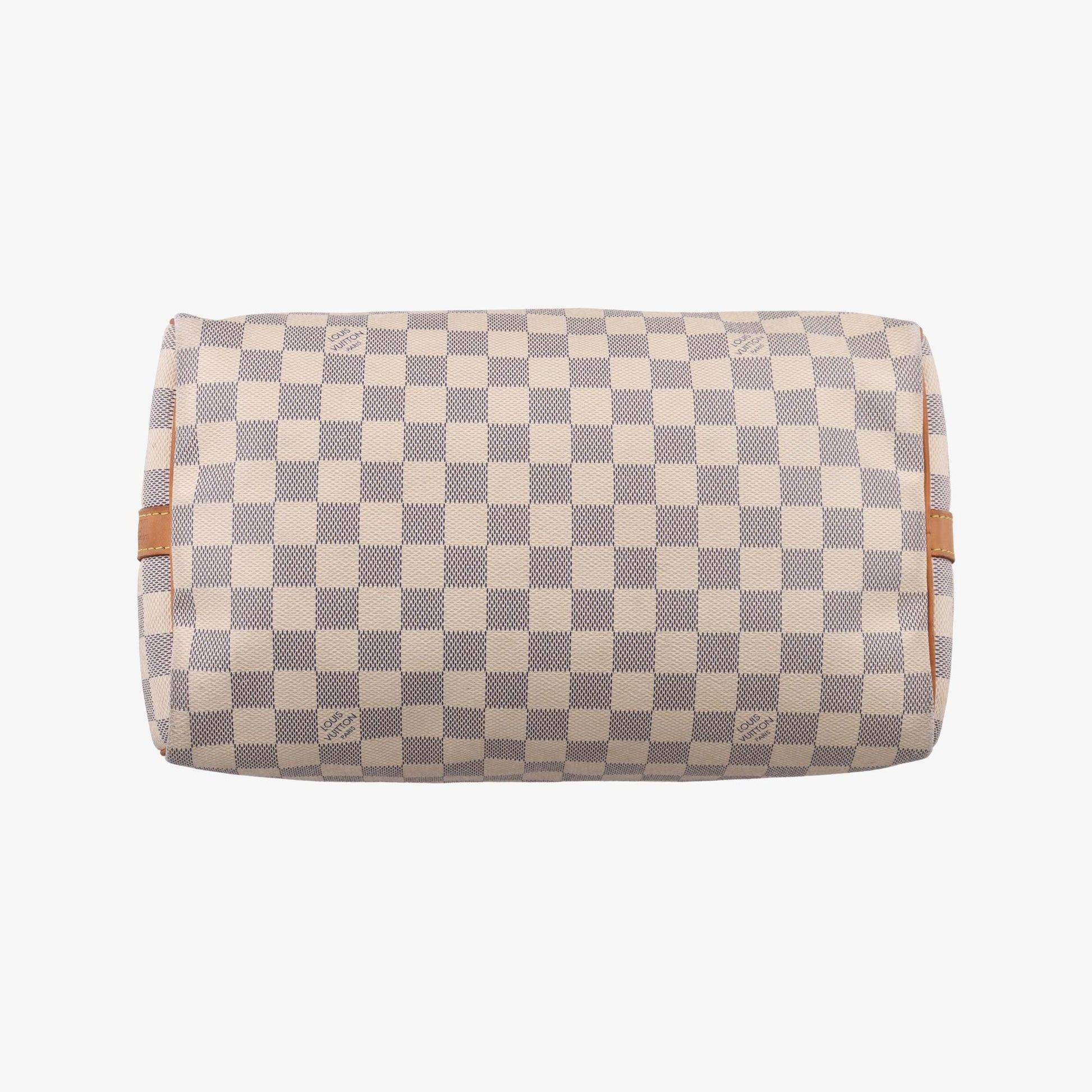 ルイヴィトン Louis Vuitton ボストンバッグ レディース スピーディ30 アズール ダミエ キャンバス N41533 DU0164