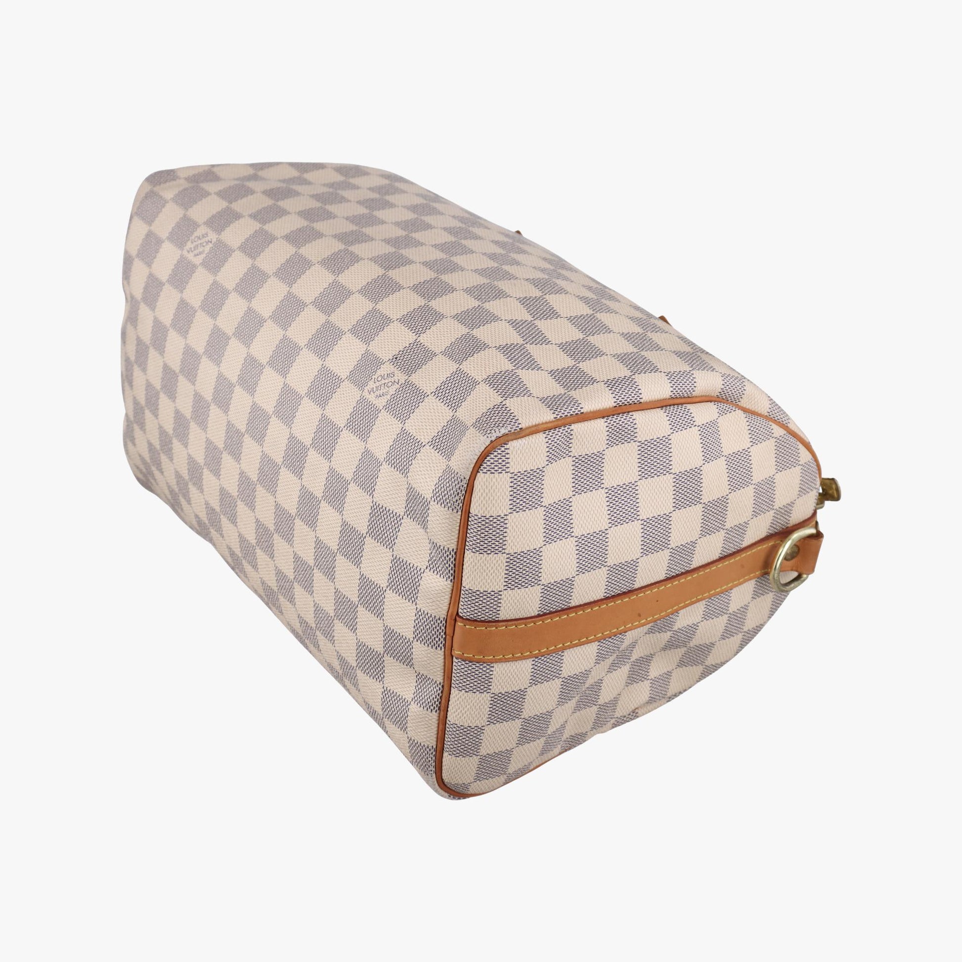 ルイヴィトン Louis Vuitton ボストンバッグ レディース スピーディ30 アズール ダミエ キャンバス N41533 DU0164