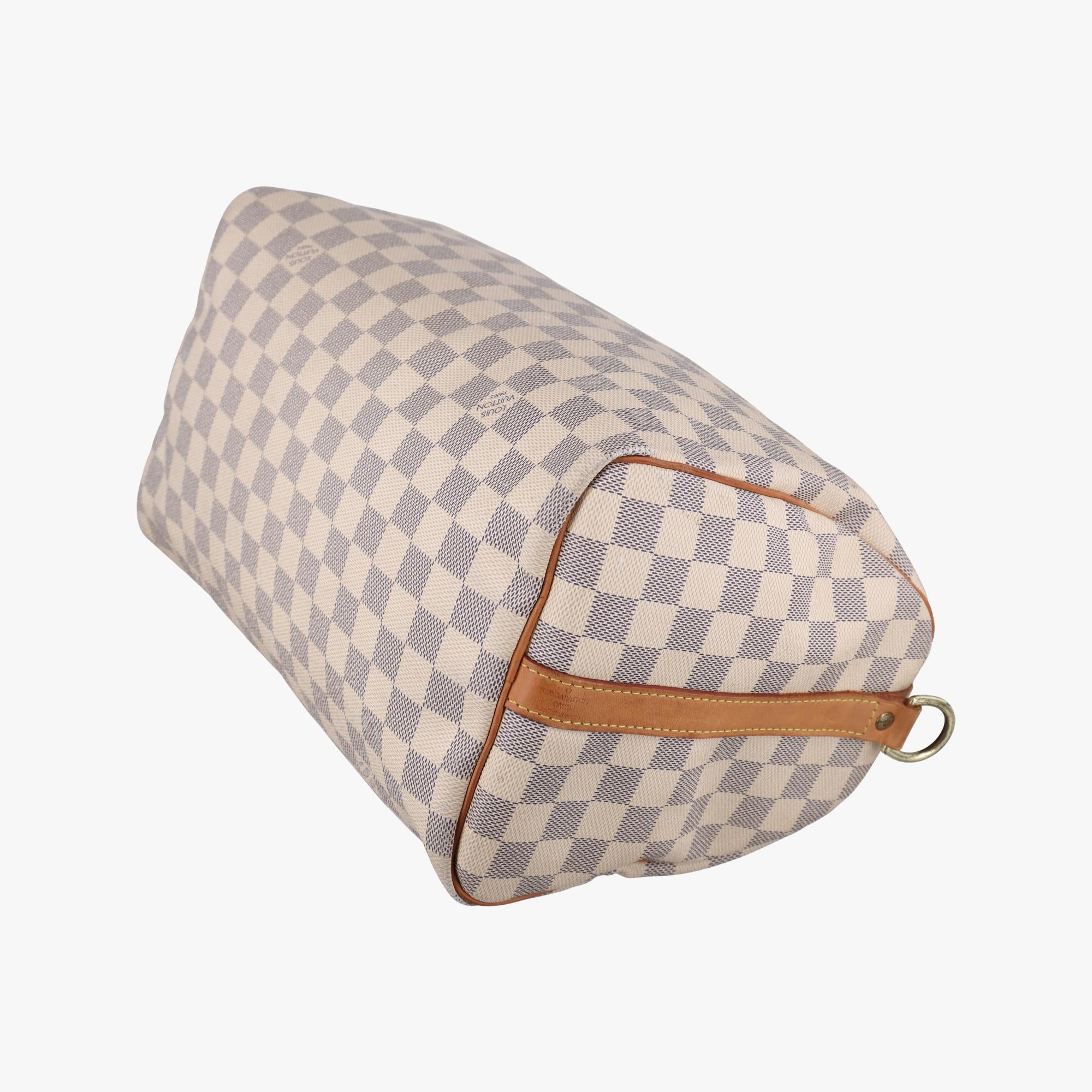 ルイヴィトン Louis Vuitton ボストンバッグ レディース スピーディ30 アズール ダミエ キャンバス N41533 DU0164