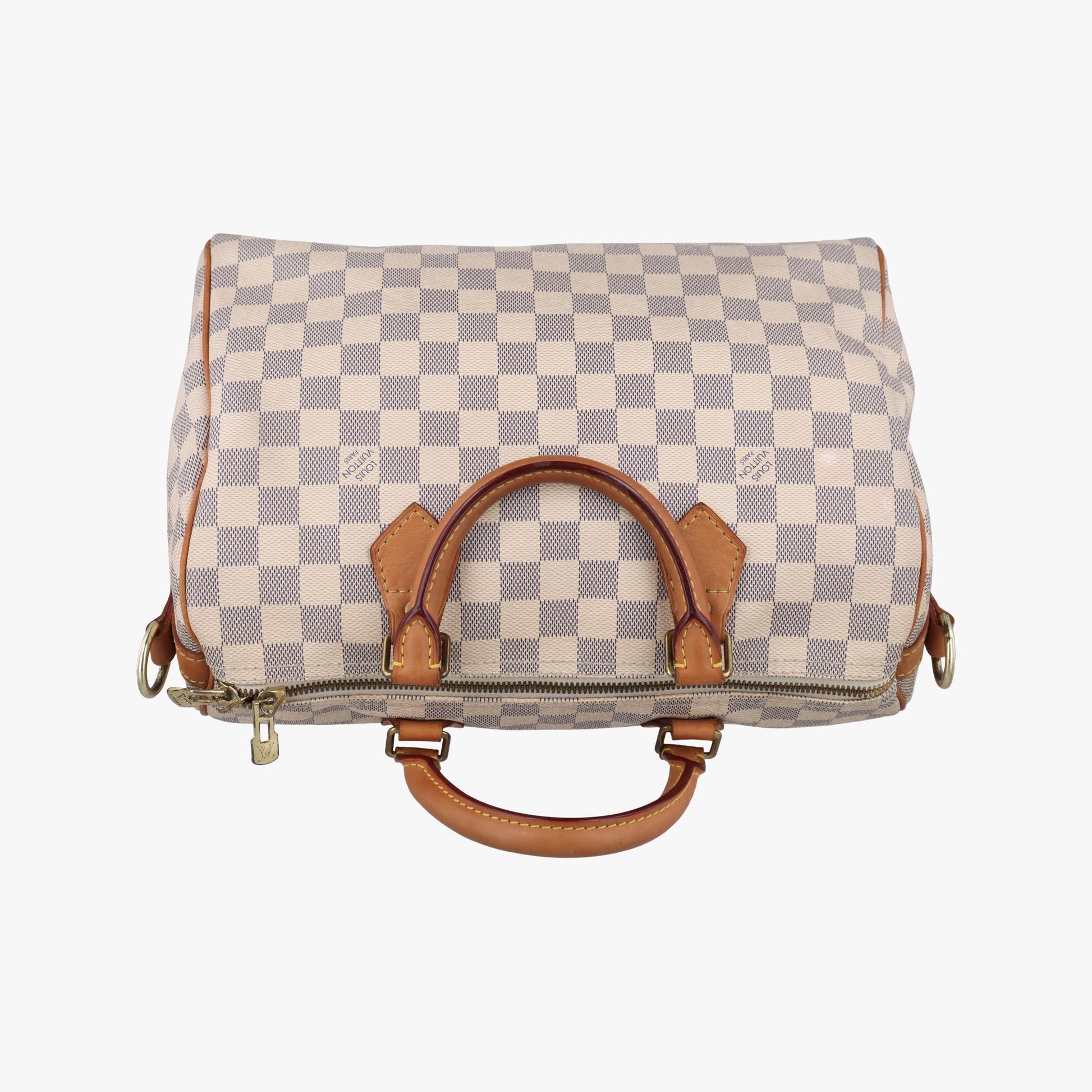 ルイヴィトン Louis Vuitton ボストンバッグ レディース スピーディ30 アズール ダミエ キャンバス N41533 DU0164