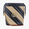 グッチ Gucci ショルダーバッグ レディース GGマーモント ベージュ×ブラック レザー 573817.525040