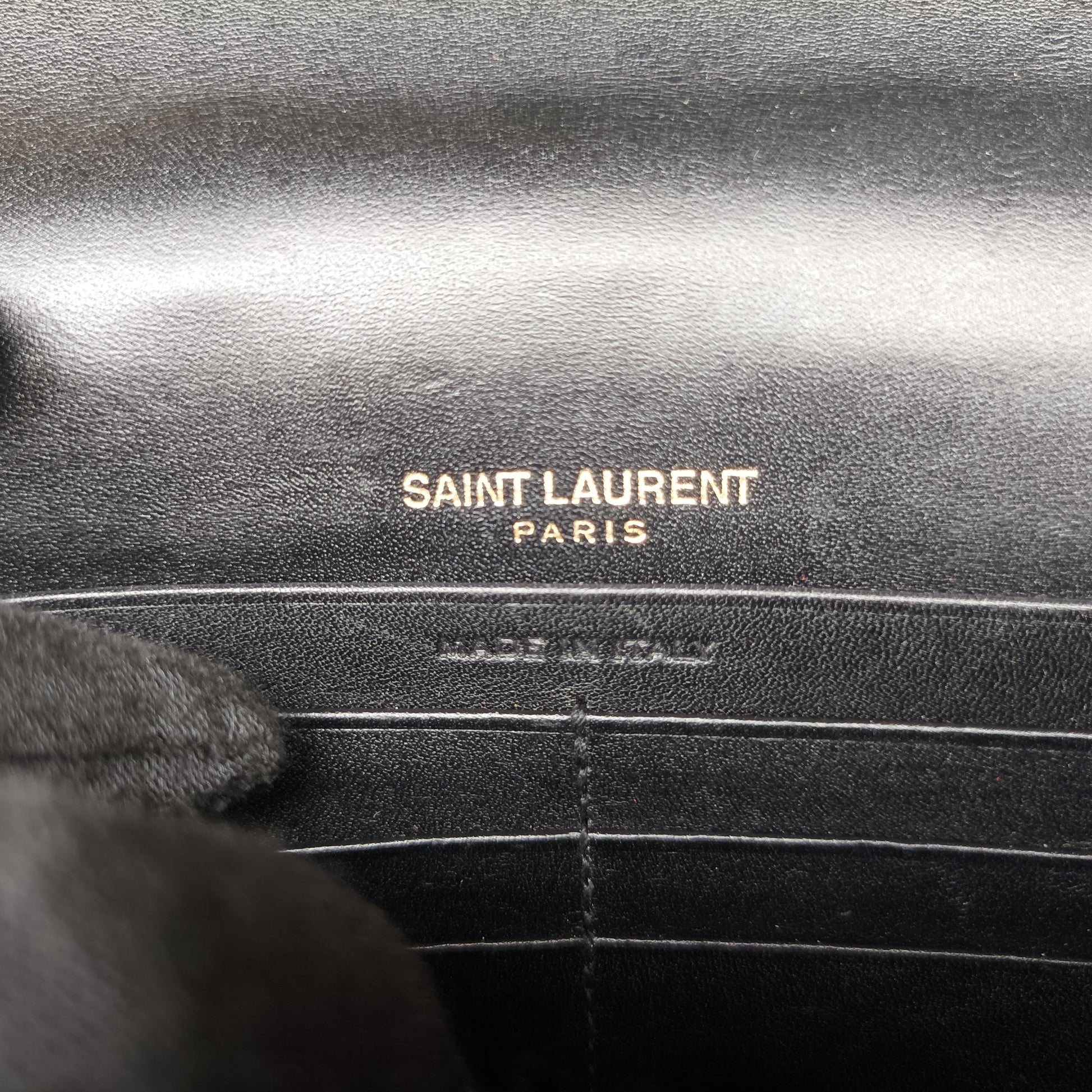 イヴサンローラン Yves saint Laurent ショルダーバッグ レディース ケイト ブラック レザー GUE452159.0319