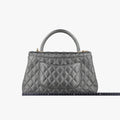 シャネル Chanel ショルダーバッグ レディース ココハンドル シルバー キャビアスキン A92991 28255588