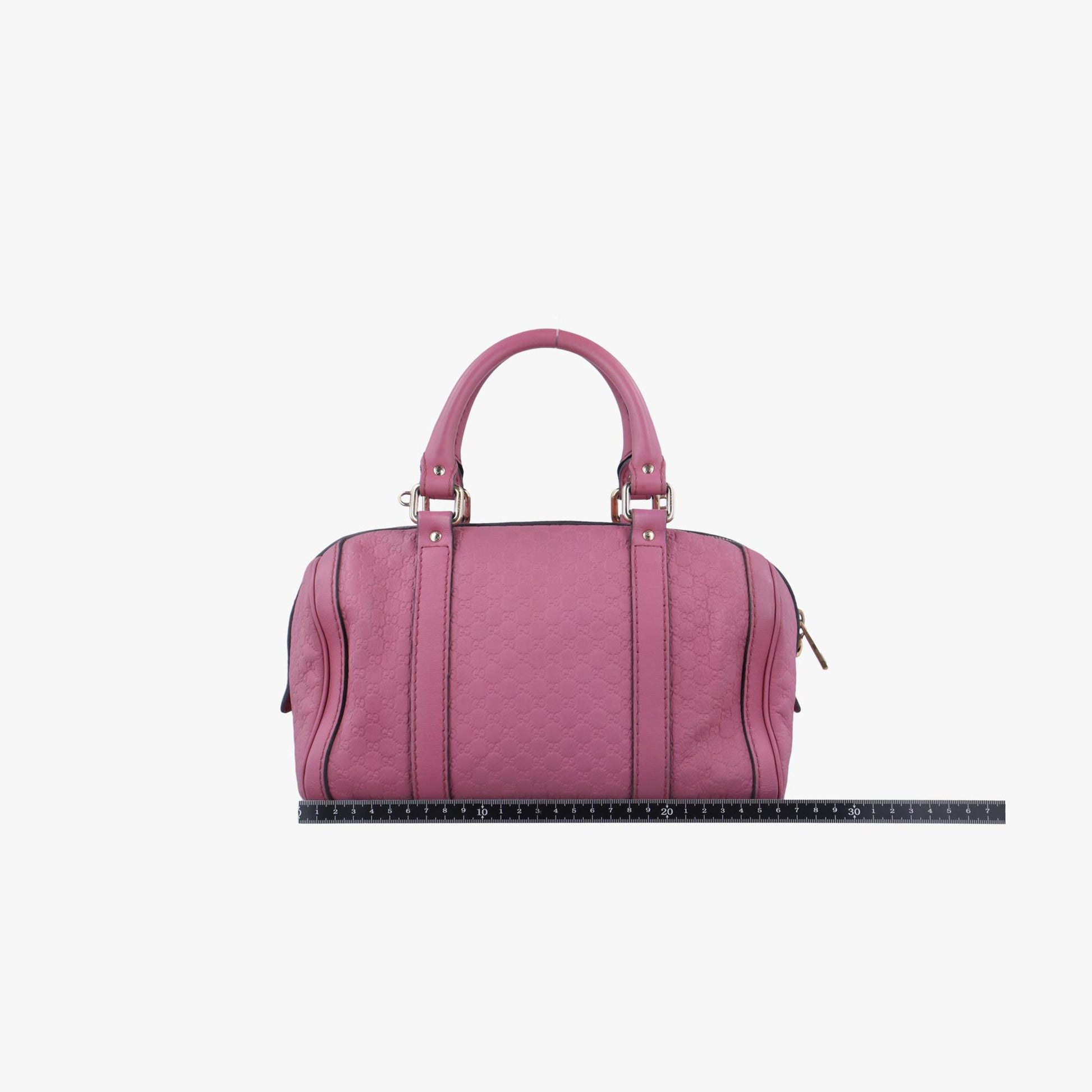 グッチ Gucci ボストンバッグ レディース マイクログッチシマ ピンク レザー 269876 B013421582