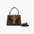 グッチ Gucci ショルダーバッグ レディース シルヴィ マルチカラー ベロア×レザー 470270 493075