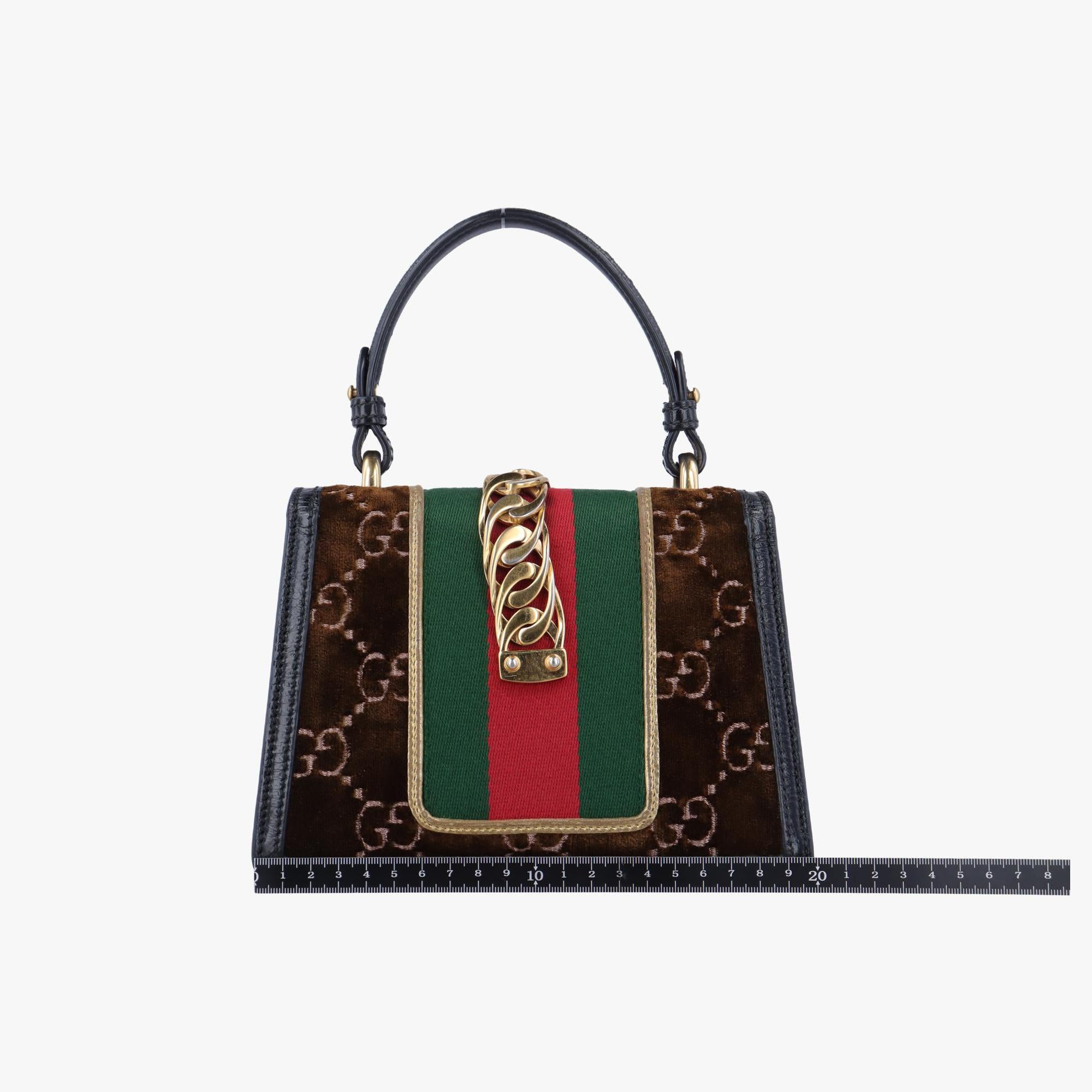 グッチ Gucci ショルダーバッグ レディース シルヴィ マルチカラー ベロア×レザー 470270 493075