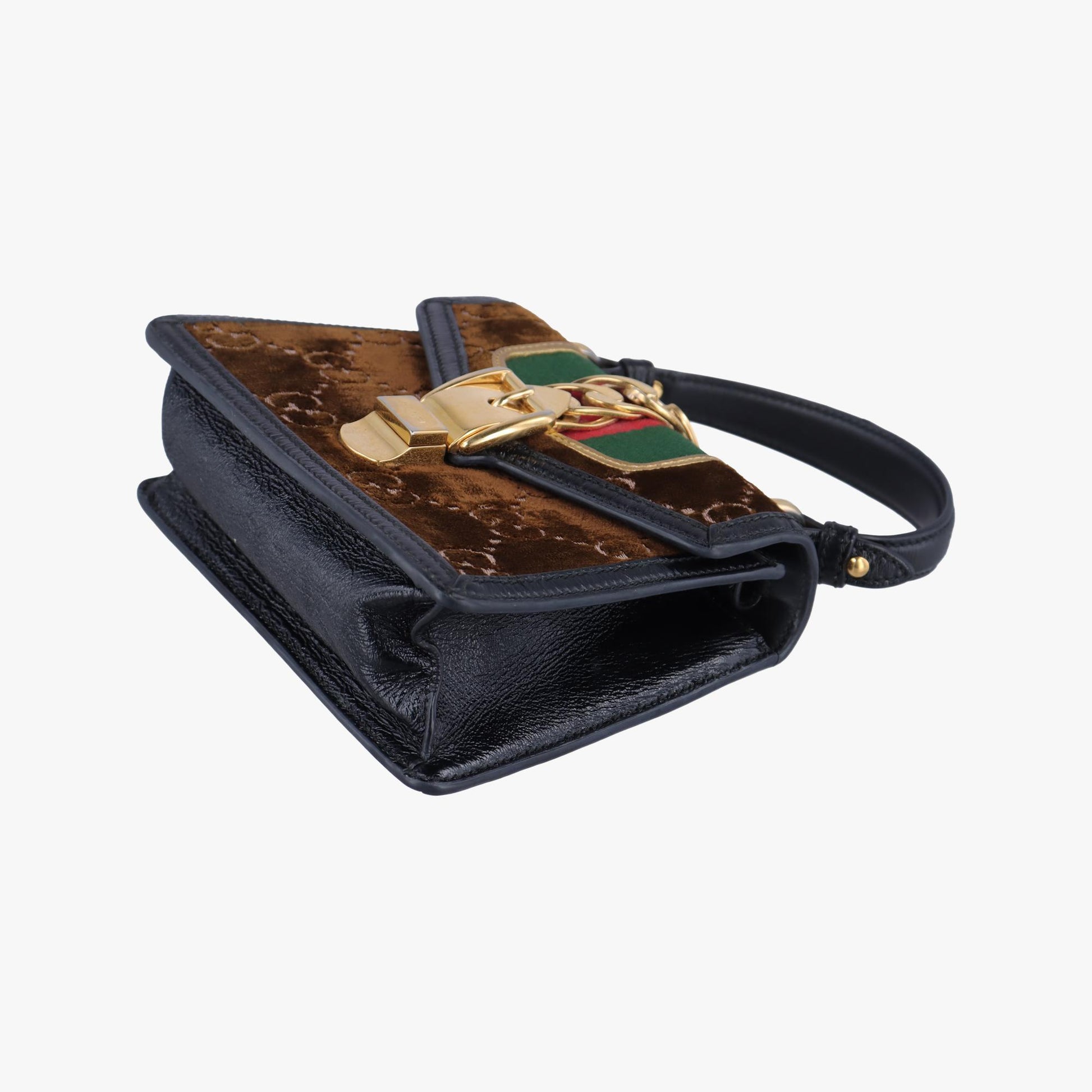 グッチ Gucci ショルダーバッグ レディース シルヴィ マルチカラー ベロア×レザー 470270 493075