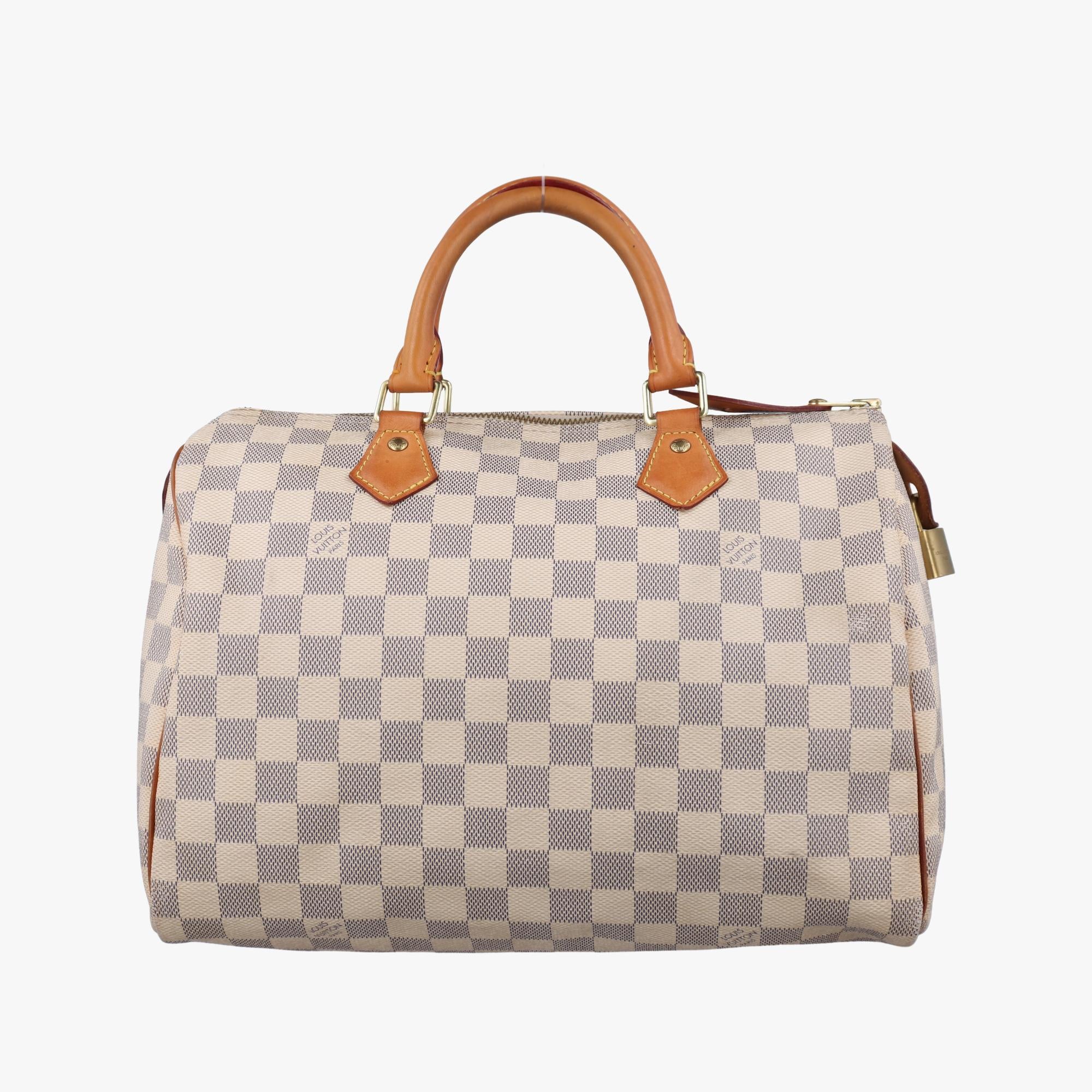 ルイヴィトン Louis Vuitton ボストンバッグ レディース スピーディ30 アズール ダミエ キャンパス N41533 SP1117