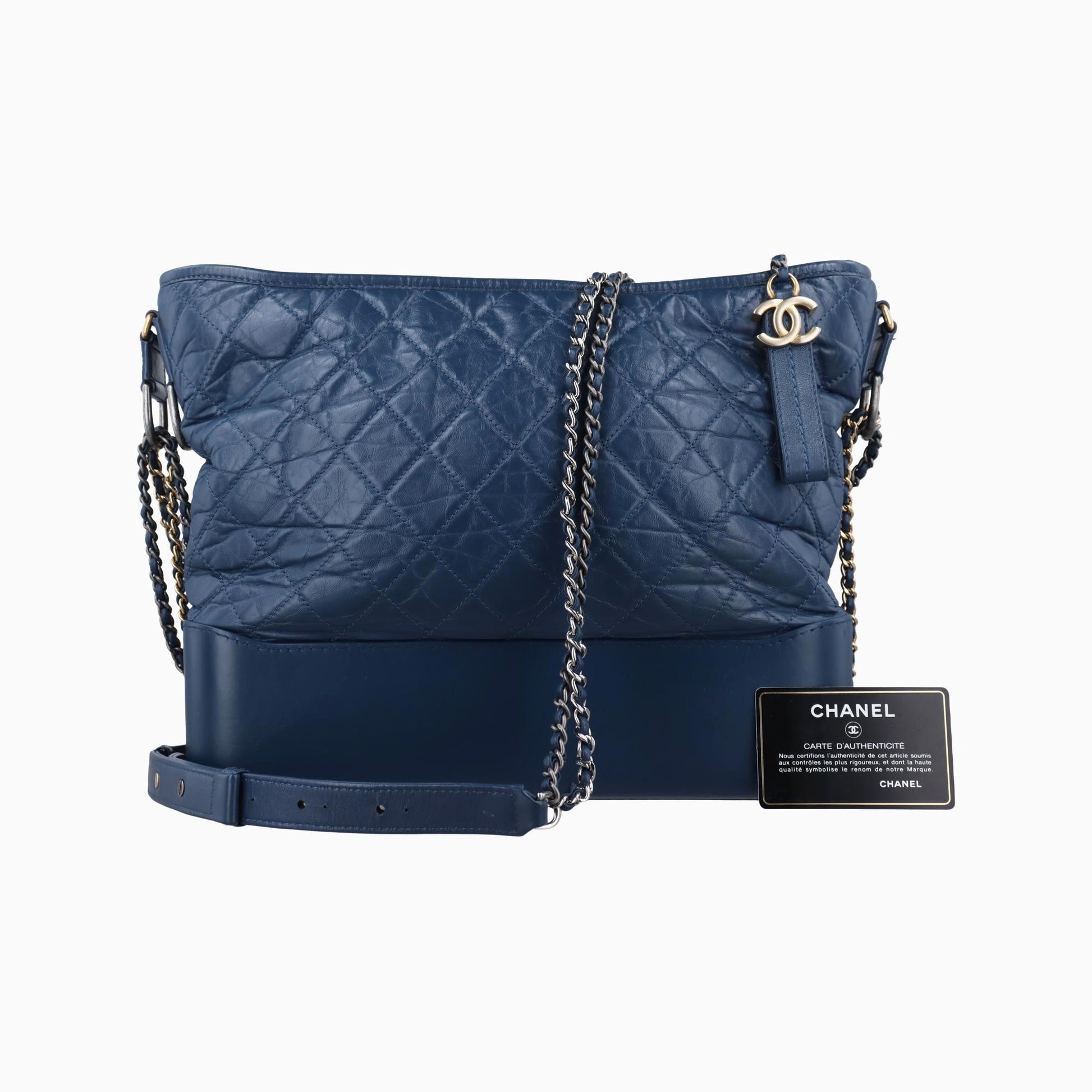 シャネル Chanel ショルダーバッグ レディース ガブリエル ブルー ラムスキン A93825 24308951