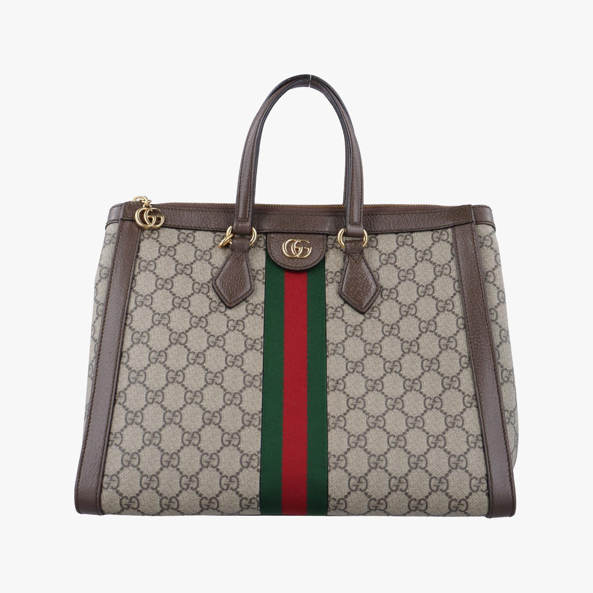 グッチ Gucci ショルダーバッグ レディース オフィディア ベージュ×レッド×グリーン PVCコーティングキャンバス×レザー 524537 B035574246