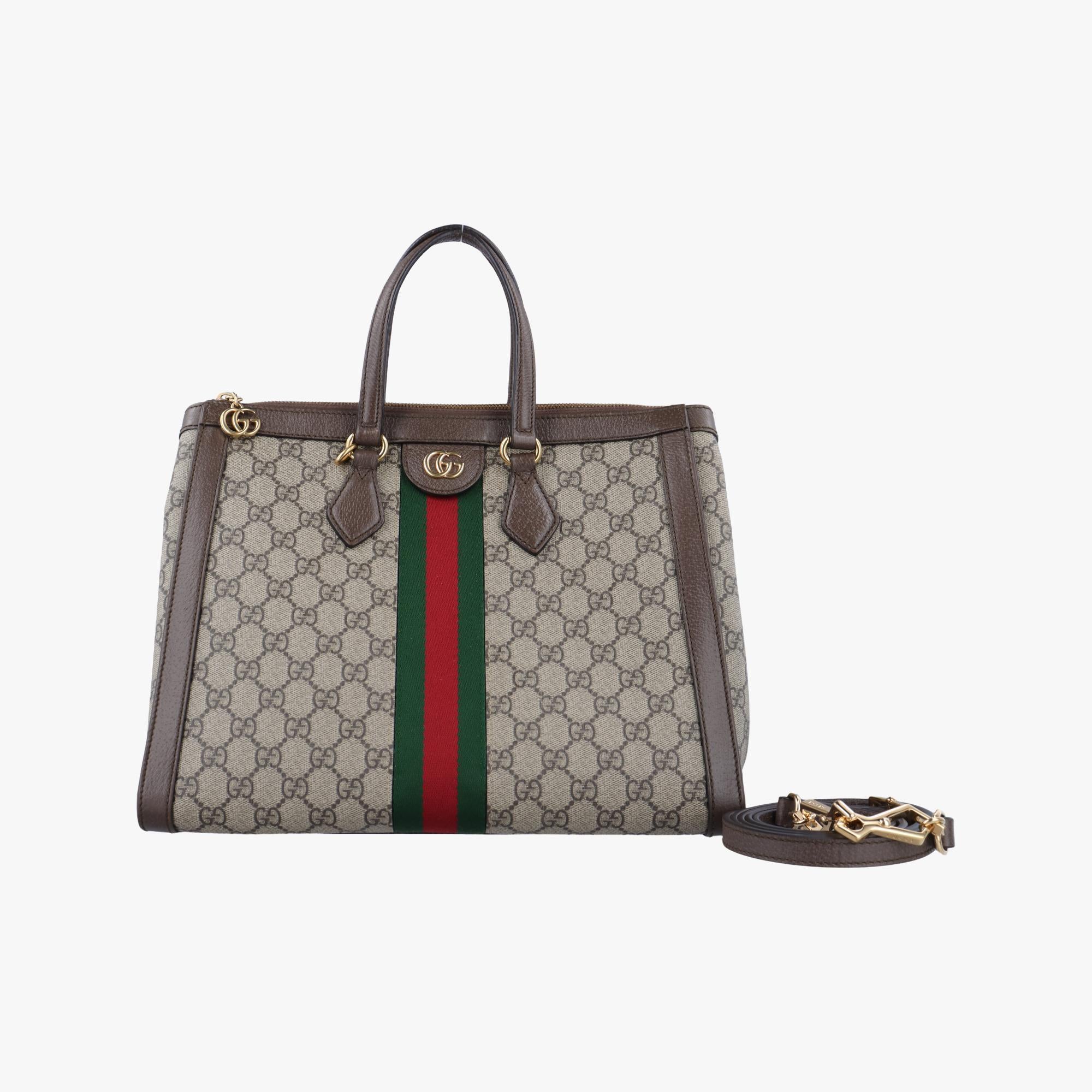 グッチ Gucci ショルダーバッグ レディース オフィディア ベージュ×レッド×グリーン PVCコーティングキャンバス×レザー 524537 B035574246