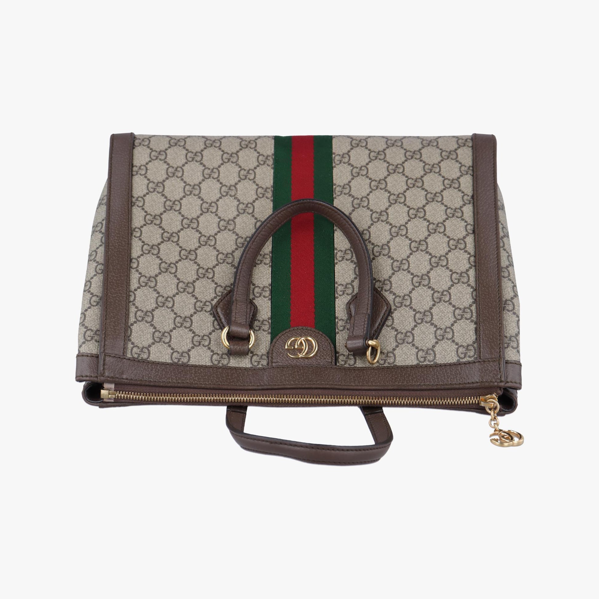 グッチ Gucci ショルダーバッグ レディース オフィディア ベージュ×レッド×グリーン PVCコーティングキャンバス×レザー 524537 B035574246