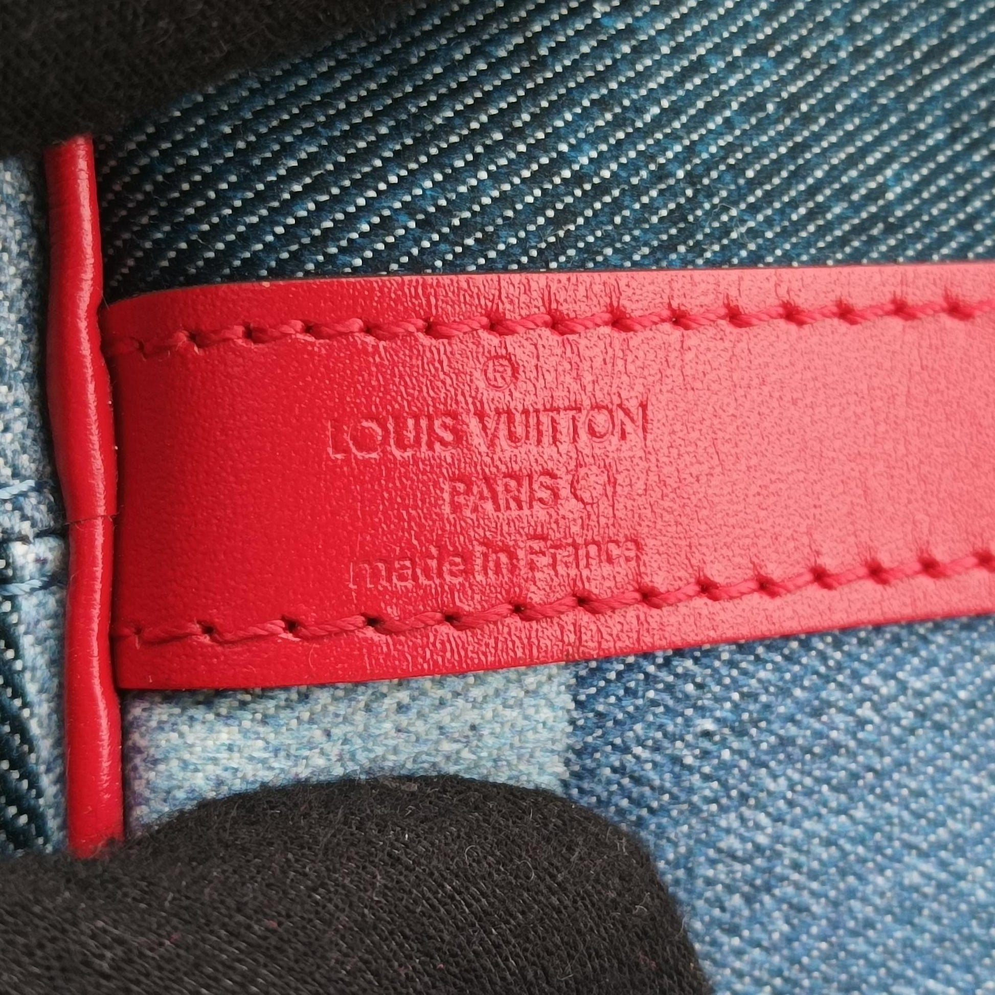 ルイヴィトン Louis Vuitton ボストンバッグ レディース スピーディ　バンドリエール　30 デニム×ルージュ デニムキャンバス M45041 MB4159