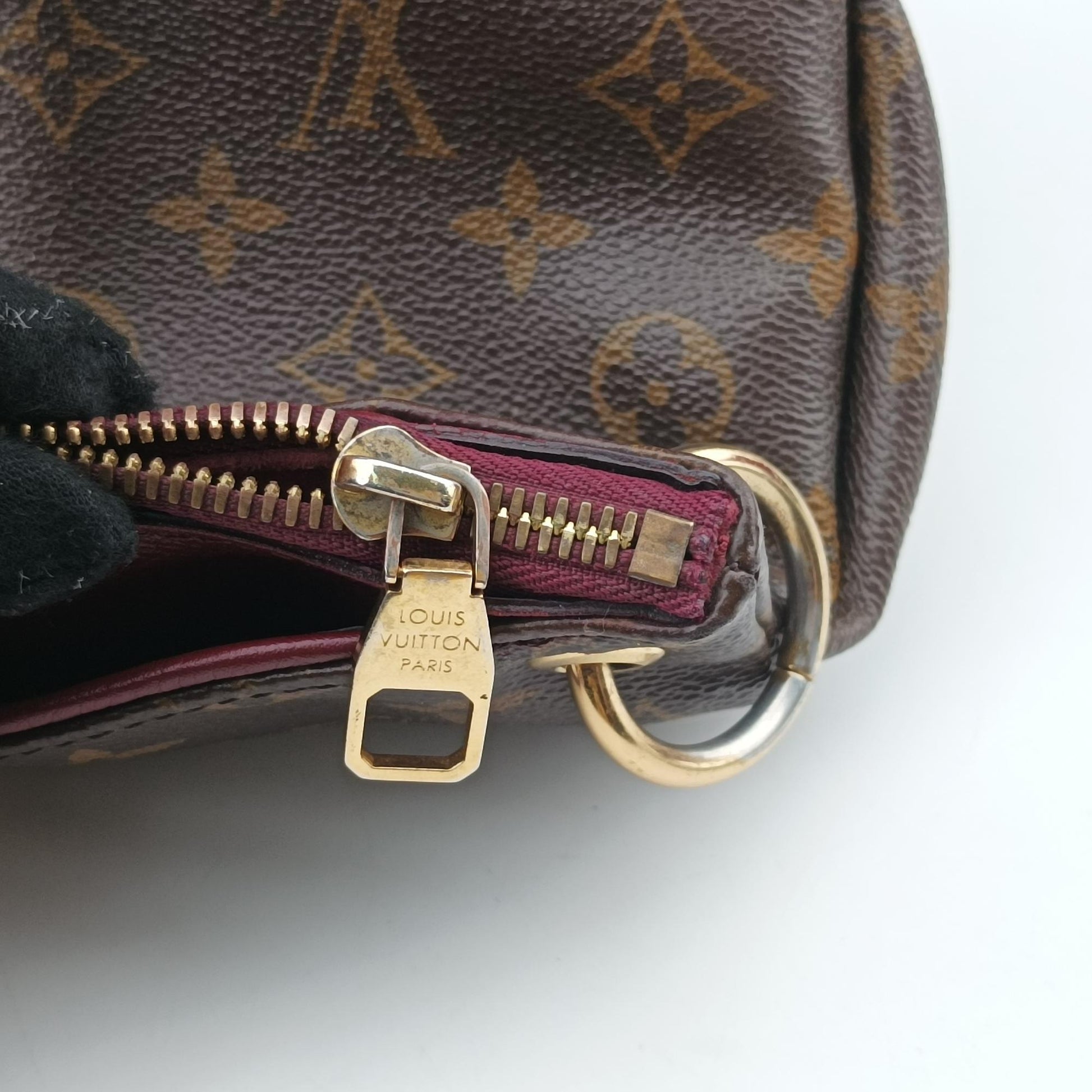 ルイヴィトン Louis Vuitton ショルダーバッグ レディース パラス モノグラム/ブラウン系×スリーズ モノグラムキャンバス×カーフレザー M41175 CA3196