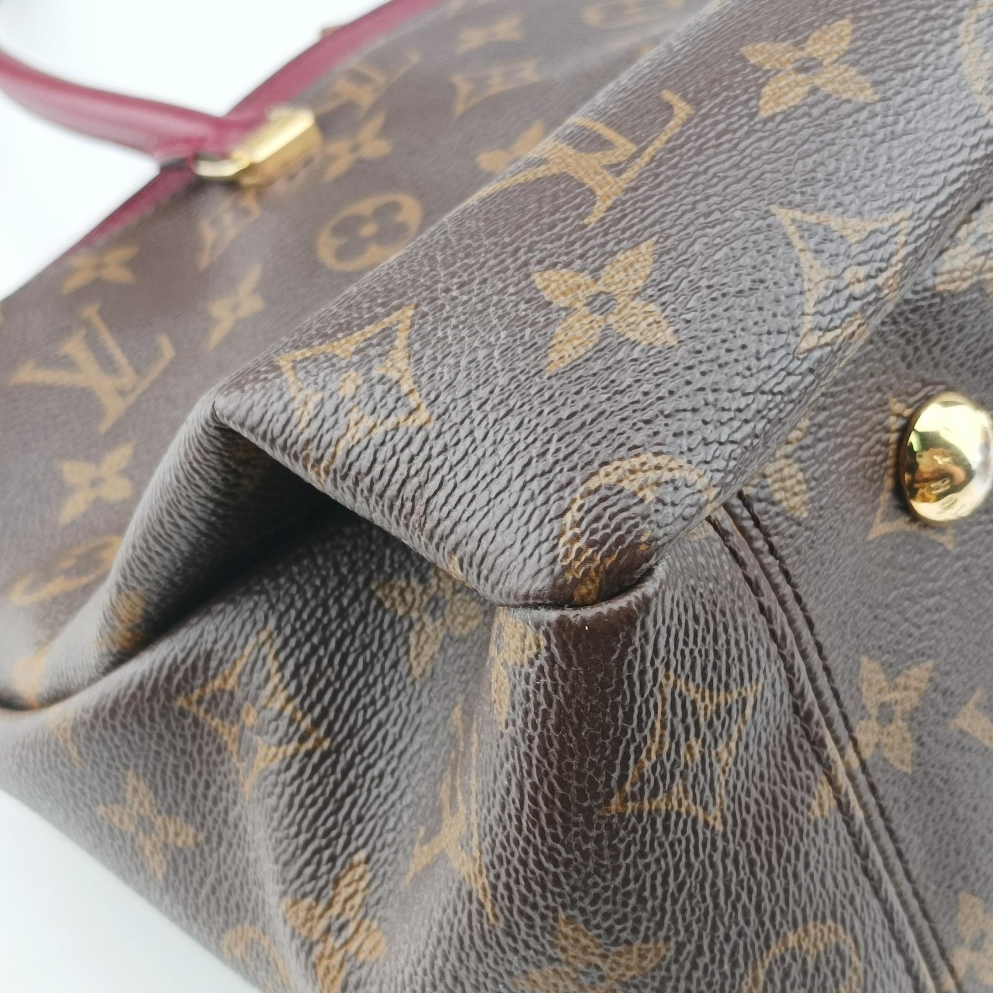 ルイヴィトン Louis Vuitton ショルダーバッグ レディース パラス モノグラム/ブラウン系×スリーズ モノグラムキャンバス×カーフレザー M41175 CA3196