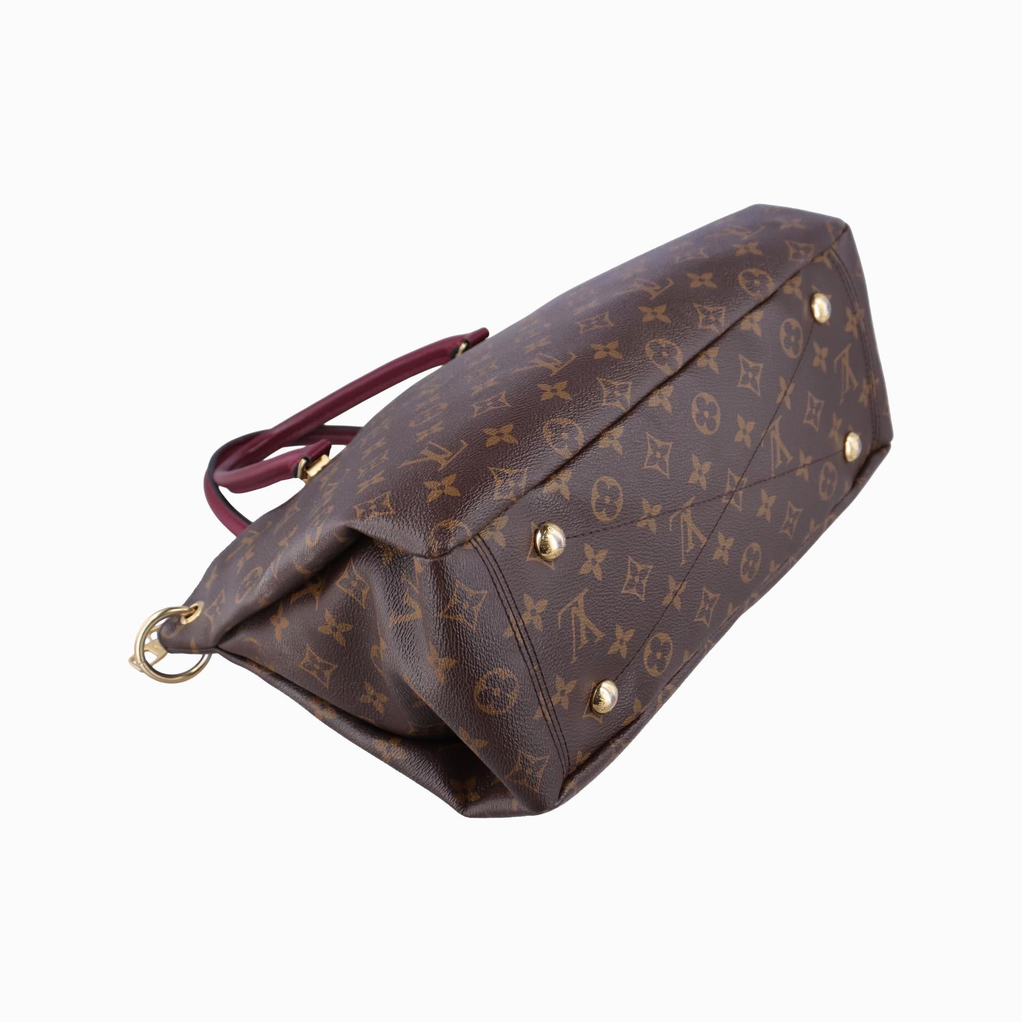 ルイヴィトン Louis Vuitton ショルダーバッグ レディース パラス モノグラム/ブラウン系×スリーズ モノグラムキャンバス×カーフレザー M41175 CA3196