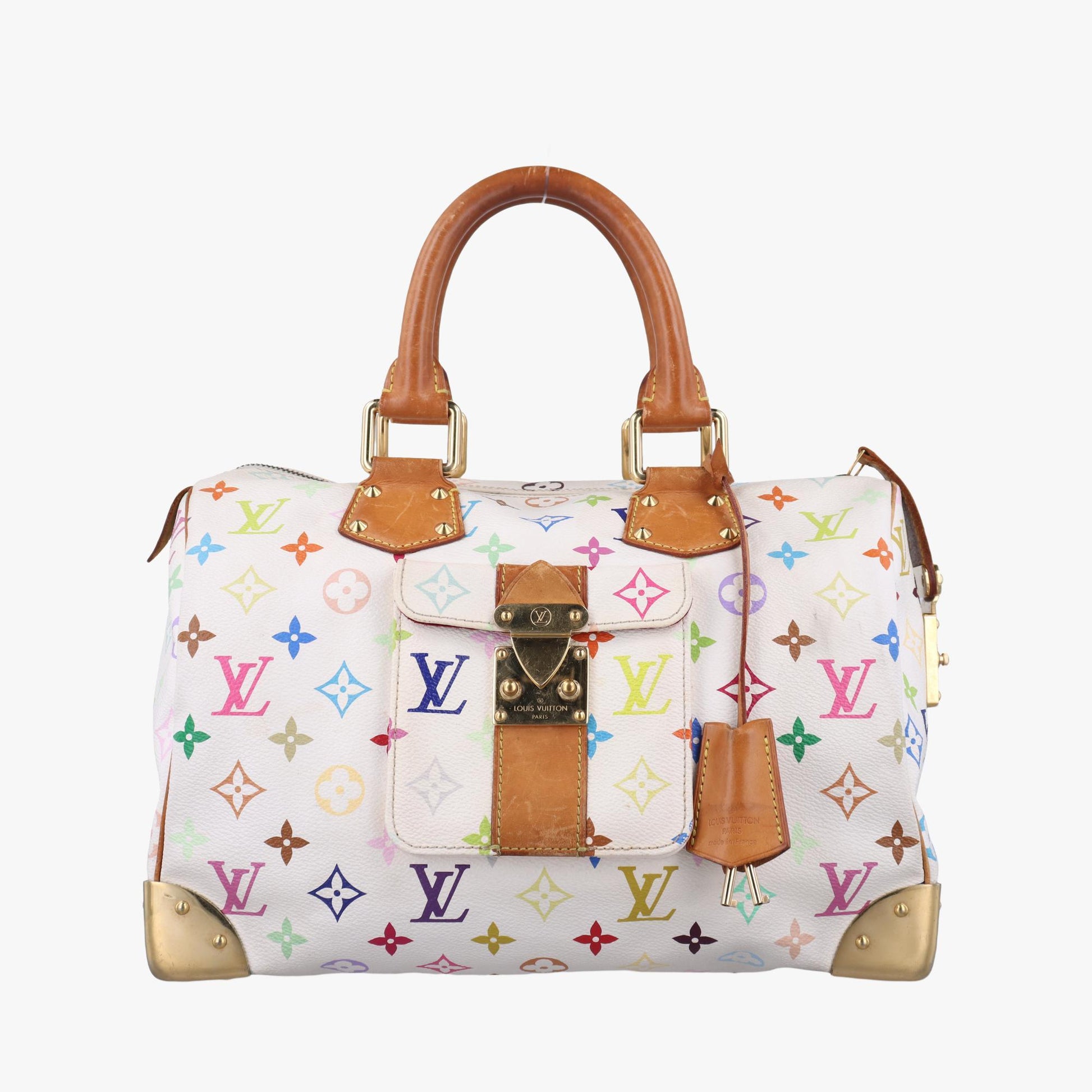 ルイヴィトン Louis Vuitton ボストンバッグ レディース スピーディ30 ブロン モノグラム マルチカラー M92643 SP3077