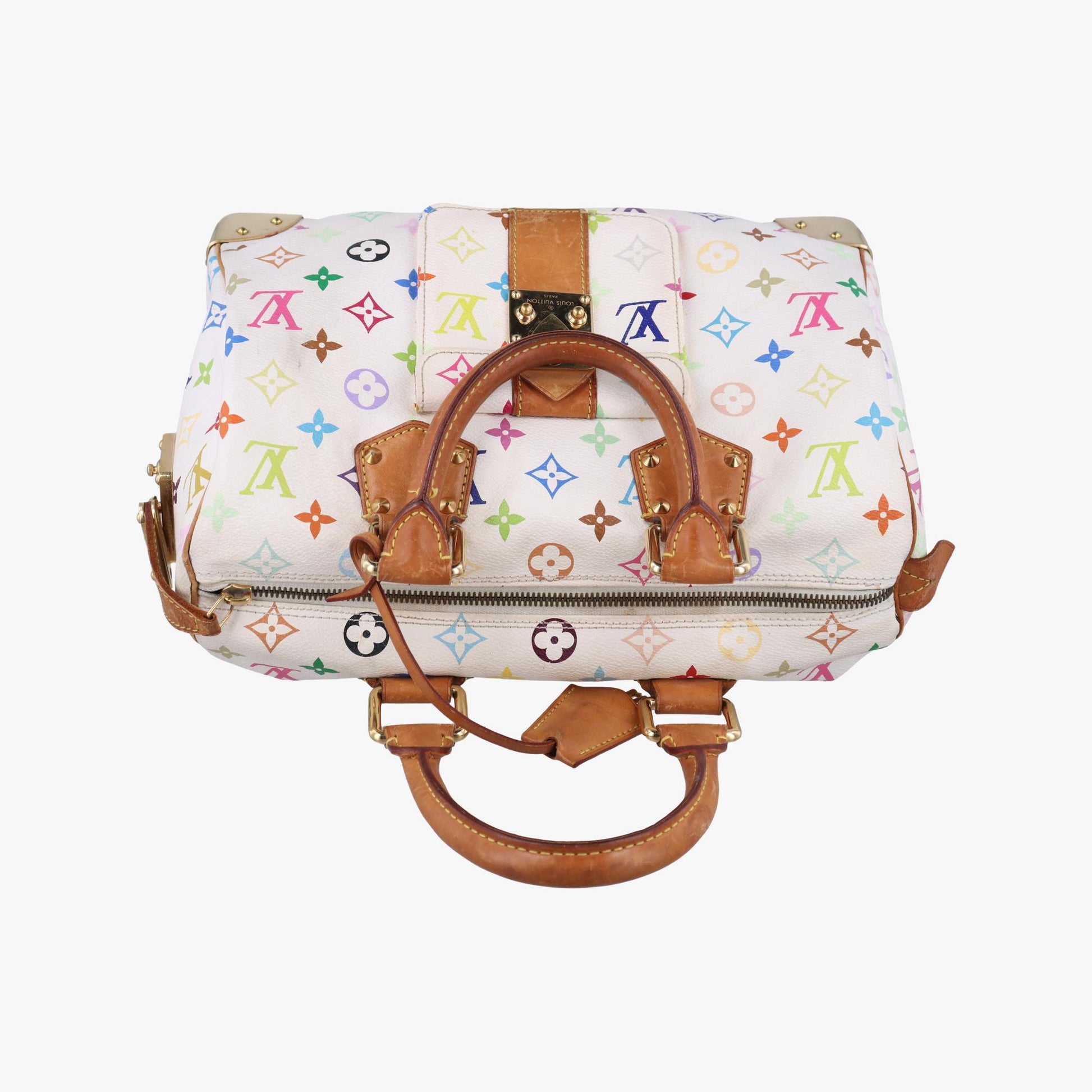 ルイヴィトン Louis Vuitton ボストンバッグ レディース スピーディ30 ブロン モノグラム マルチカラー M92643 SP3077