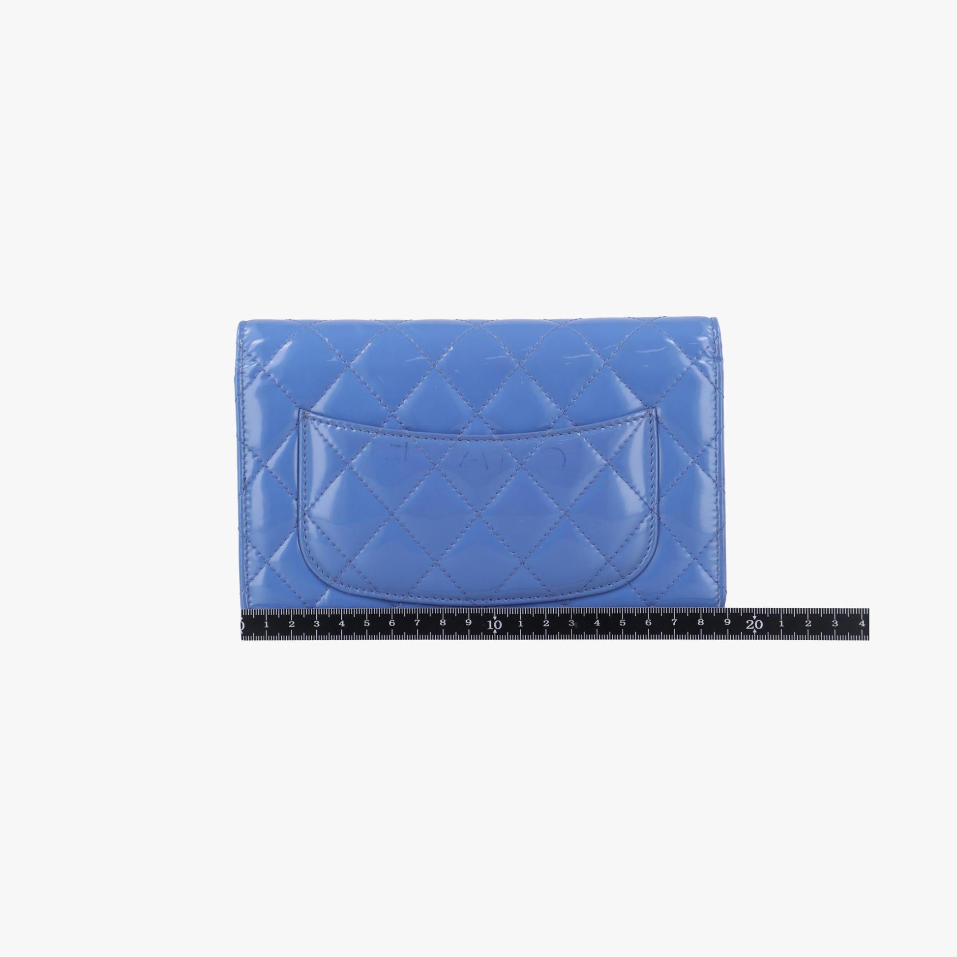 シャネル Chanel ショルダーバッグ レディース マトラッセ ココマーク ブルー パテント A33814 21784521