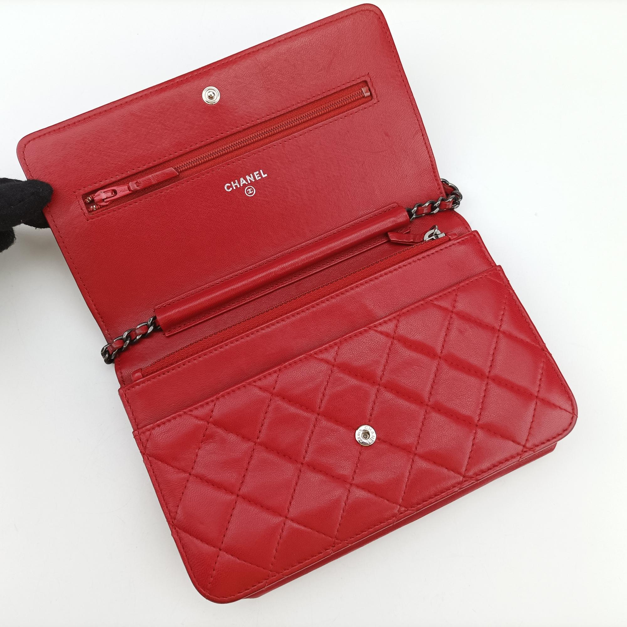 シャネル Chanel ショルダーバッグ レディース ボーイシャネル レッド ラムスキン A80287 20373617