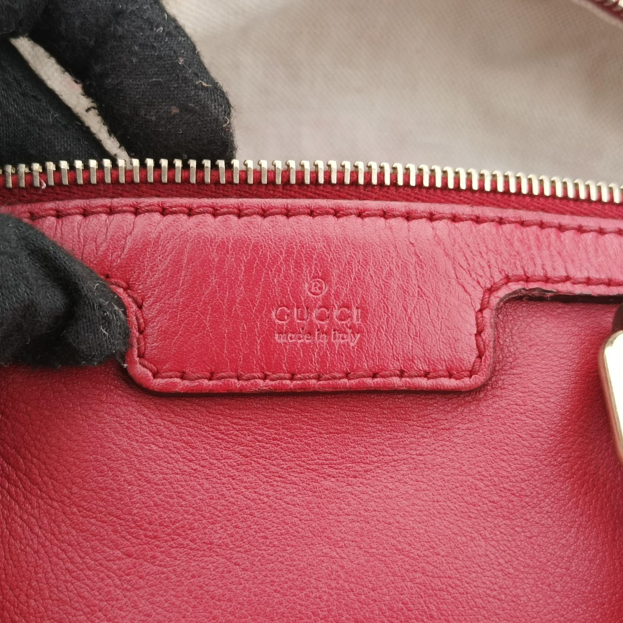 グッチ Gucci ボストンバッグ レディース マイクログッチシマ レッド レザー 269876 I012367688