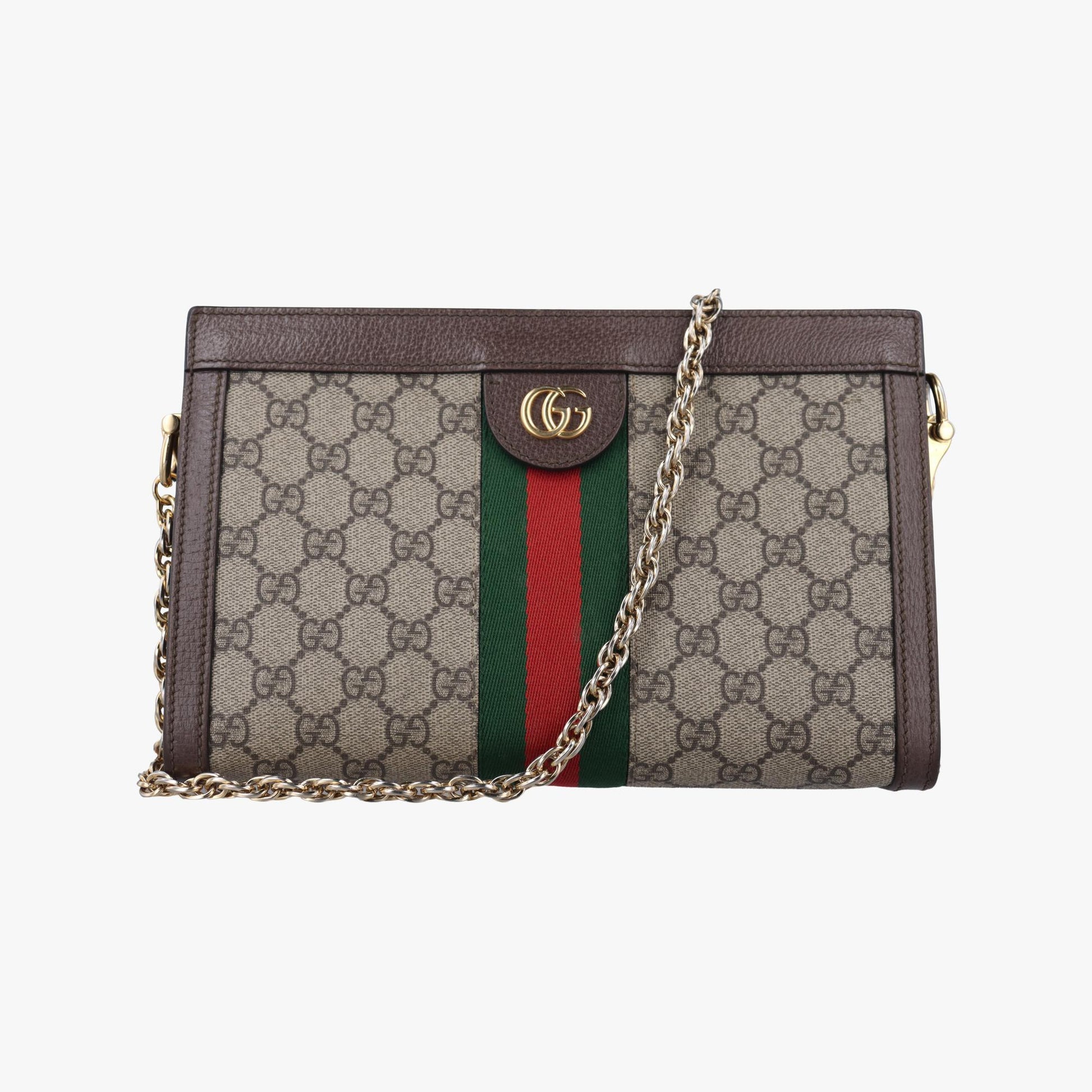 グッチ Gucci ショルダーバッグ レディース オフィディア ブラウン×レッド×グリーン PVCコーティングキャンバス×レザー 503877 C030095940