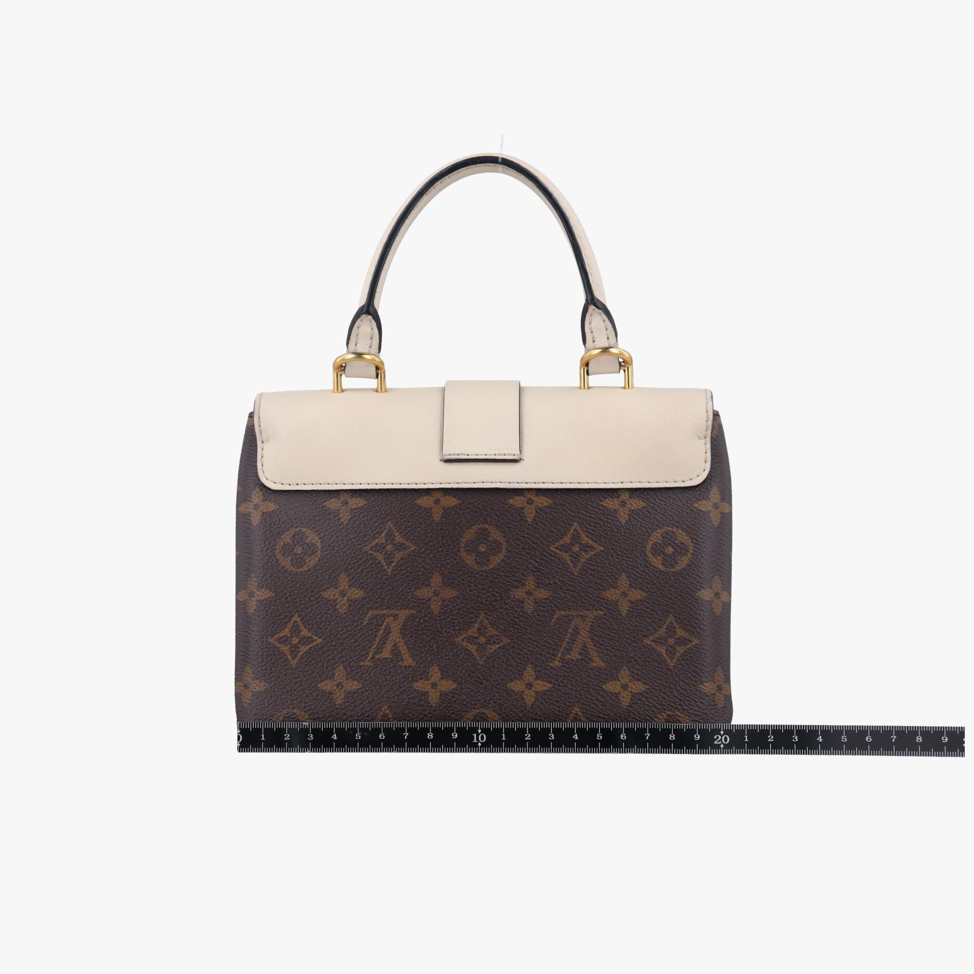 ルイヴィトン Louis Vuitton ショルダーバッグ レディース ロッキーBB モノグラム/ブラウン系×ホワイト モノグラムキャンバス×カーフレザー M44653 DU2119