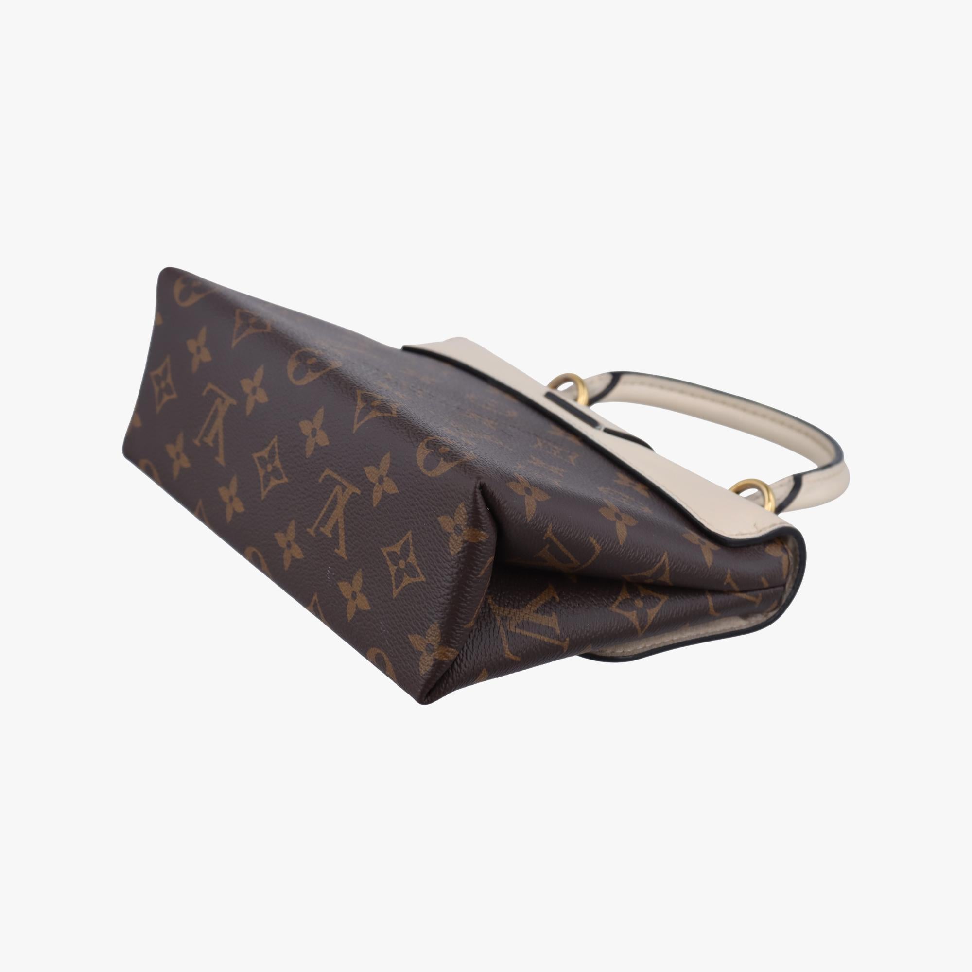 ルイヴィトン Louis Vuitton ショルダーバッグ レディース ロッキーBB モノグラム/ブラウン系×ホワイト モノグラムキャンバス×カーフレザー M44653 DU2119