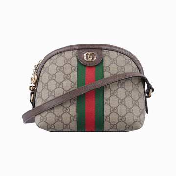 グッチ Gucci ショルダーバッグ レディース オフィディア ブラウン×レッド×グリーン PVCコーティングキャンバス×レザー 499621 D024591069