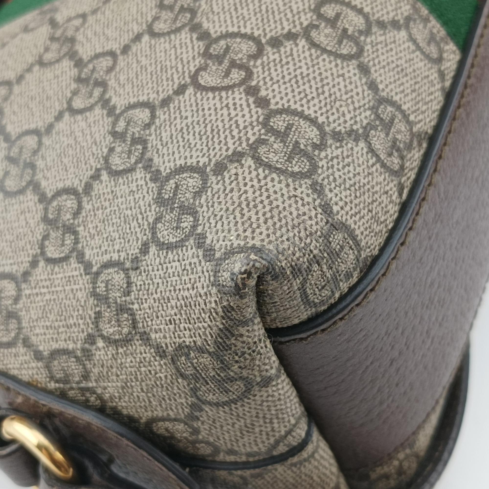 グッチ Gucci ショルダーバッグ レディース オフィディア ブラウン×レッド×グリーン PVCコーティングキャンバス×レザー 499621 D024591069