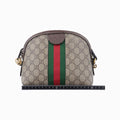 グッチ Gucci ショルダーバッグ レディース オフィディア ブラウン×レッド×グリーン PVCコーティングキャンバス×レザー 499621 D024591069