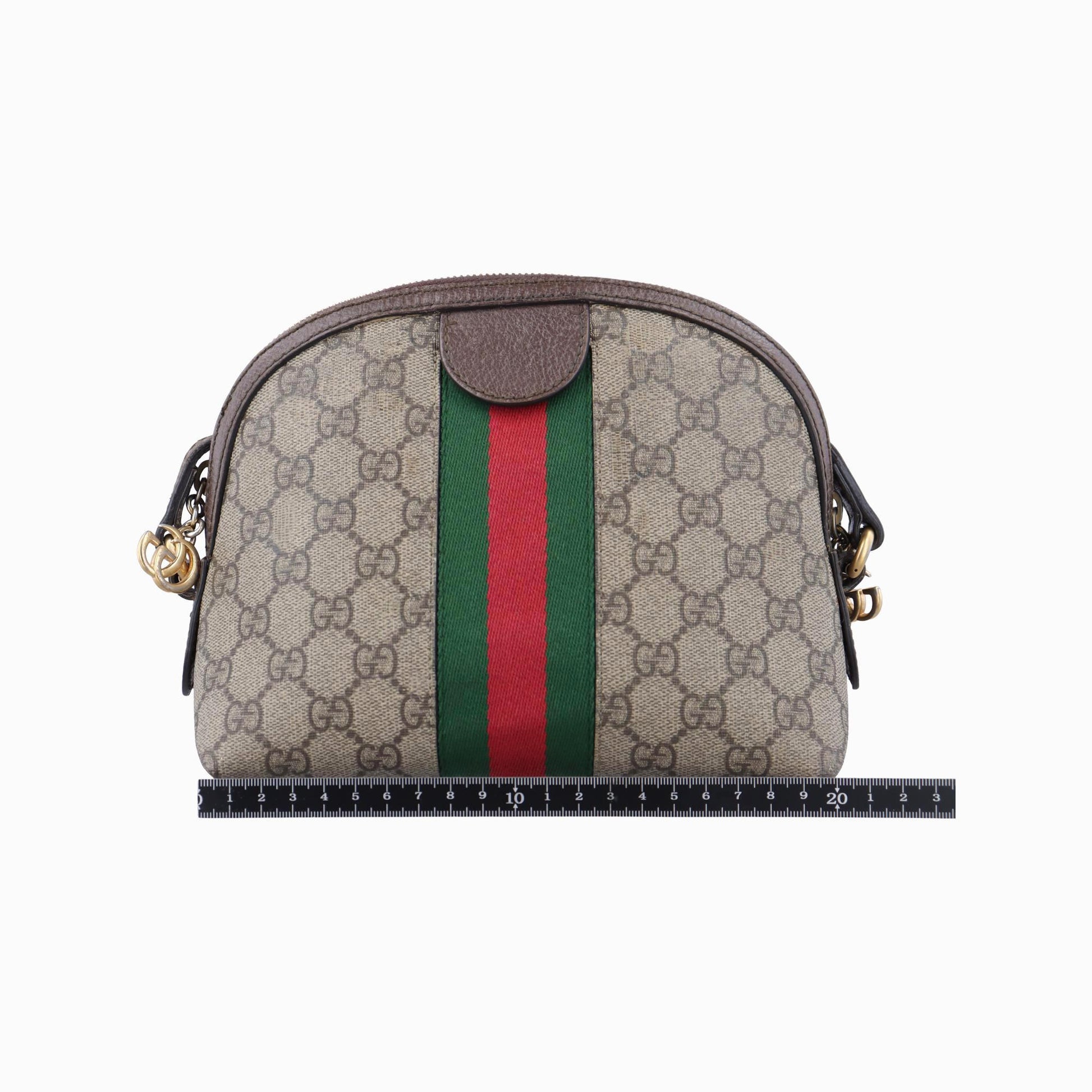 グッチ Gucci ショルダーバッグ レディース オフィディア ブラウン×レッド×グリーン PVCコーティングキャンバス×レザー 499621 D024591069