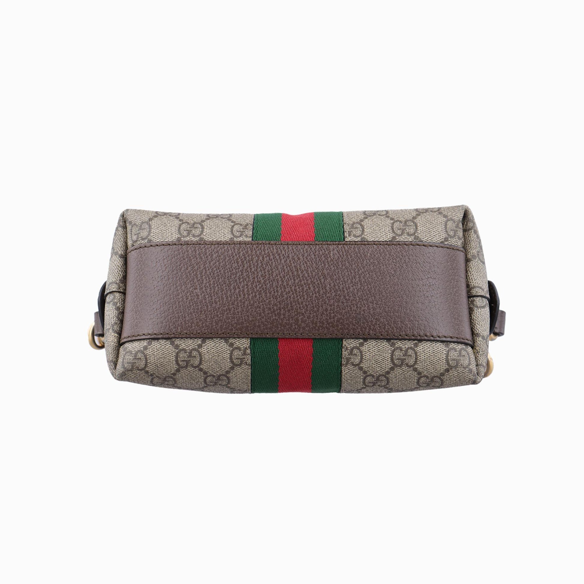 グッチ Gucci ショルダーバッグ レディース オフィディア ブラウン×レッド×グリーン PVCコーティングキャンバス×レザー 499621 D024591069