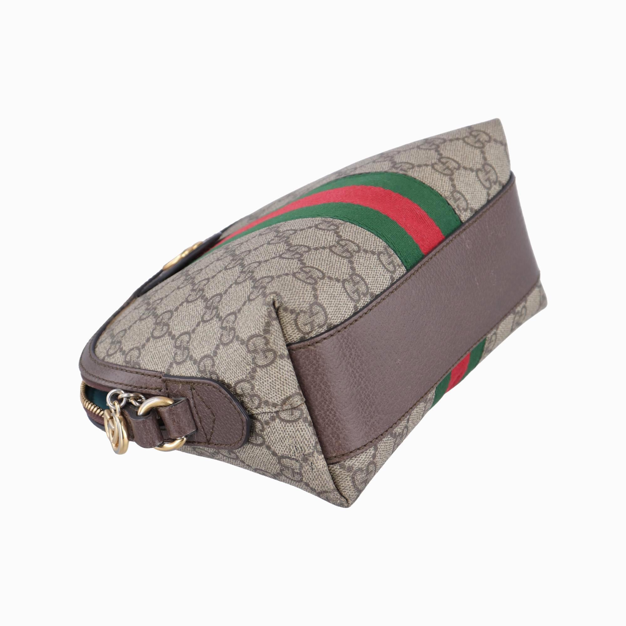 グッチ Gucci ショルダーバッグ レディース オフィディア ブラウン×レッド×グリーン PVCコーティングキャンバス×レザー 499621 D024591069