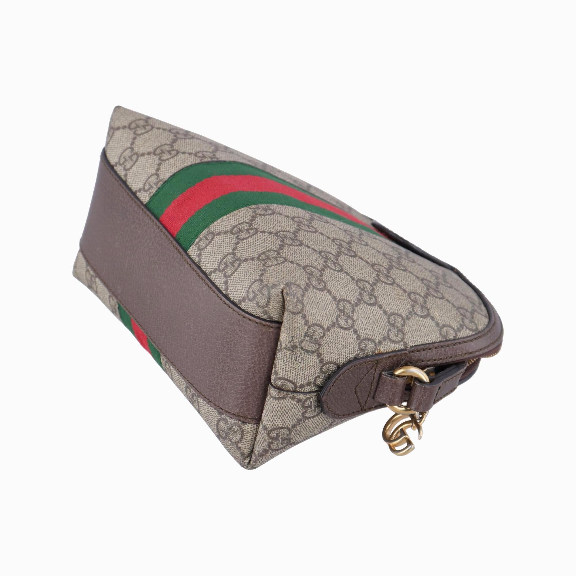 グッチ Gucci ショルダーバッグ レディース オフィディア ブラウン×レッド×グリーン PVCコーティングキャンバス×レザー 499621 D024591069