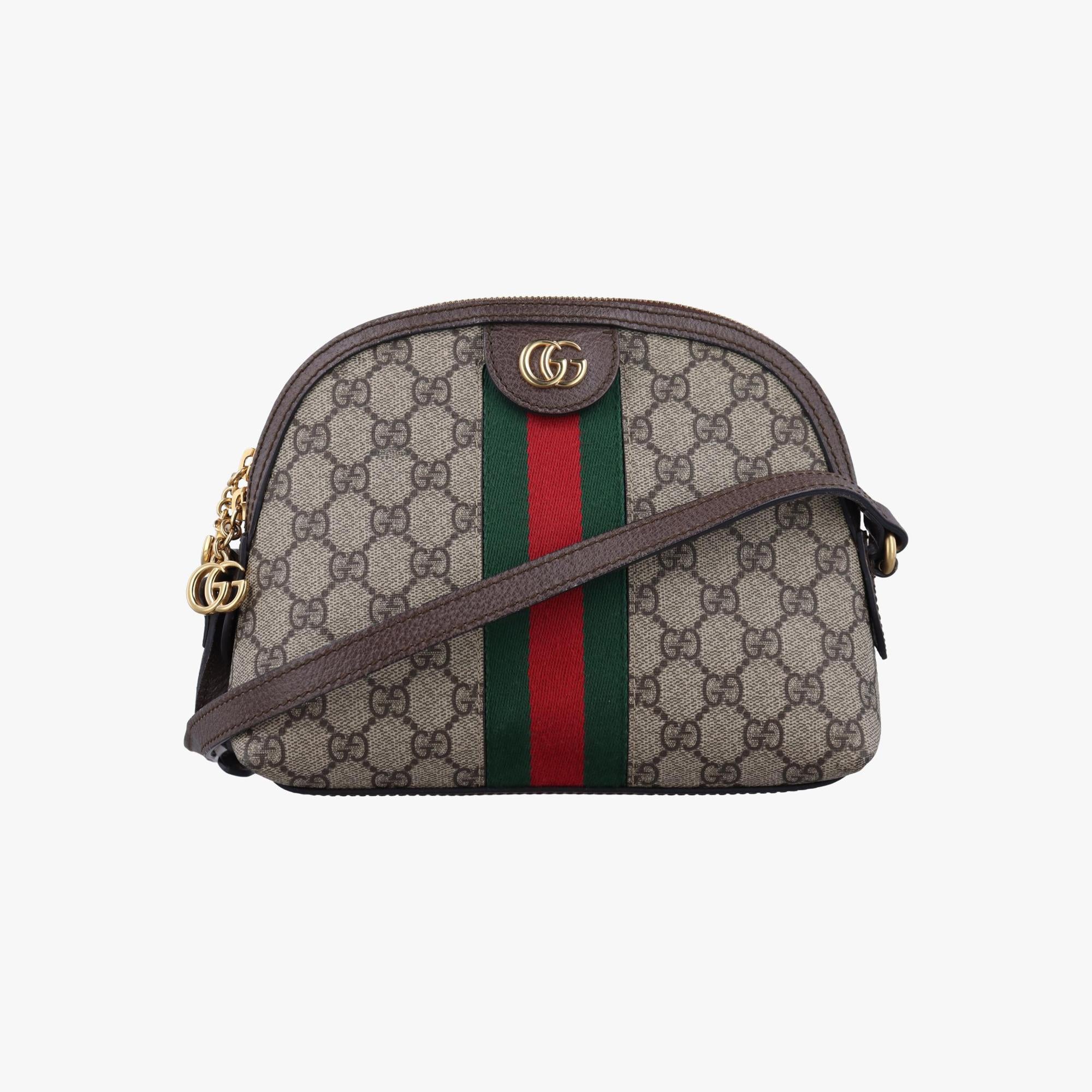 グッチ Gucci ショルダーバッグ レディース オフィディア ベージュ×グリーン×レッド PVCコーティングキャンバス×レザー 499621 B026859060