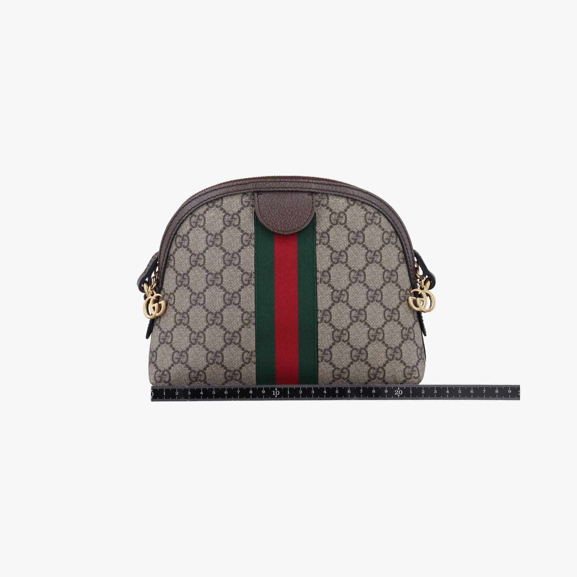 グッチ Gucci ショルダーバッグ レディース オフィディア ベージュ×グリーン×レッド PVCコーティングキャンバス×レザー 499621 B026859060