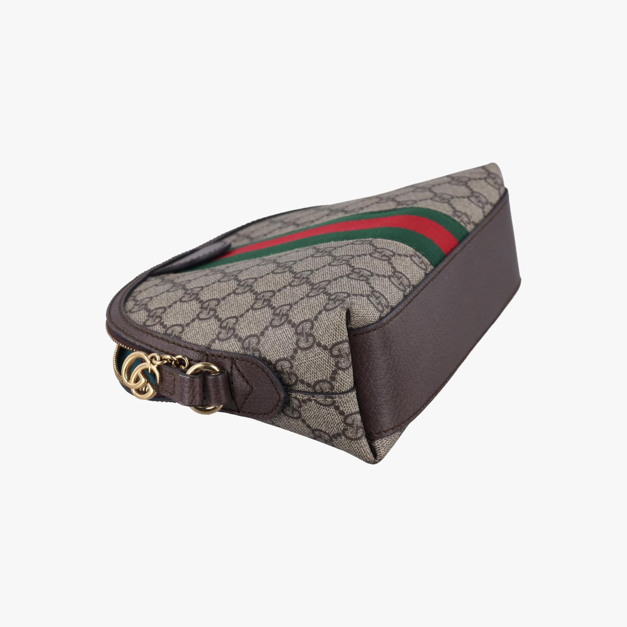 グッチ Gucci ショルダーバッグ レディース オフィディア ベージュ×グリーン×レッド PVCコーティングキャンバス×レザー 499621 B026859060