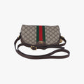 グッチ Gucci ショルダーバッグ レディース オフィディア ベージュ×グリーン×レッド PVCコーティングキャンバス×レザー 499621 B026859060