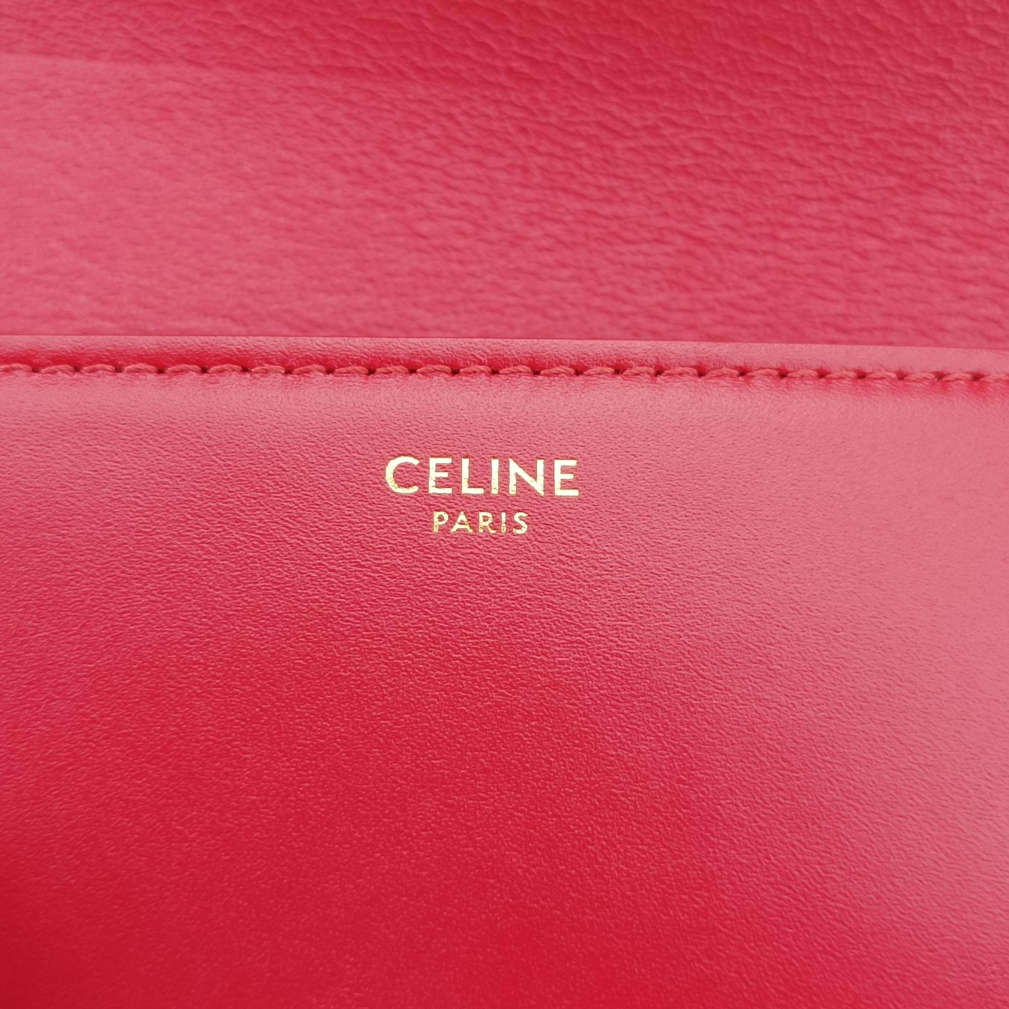 セリーヌ Celine ボディバッグ/ウェストバッグ レディース タッセル レッド レザー