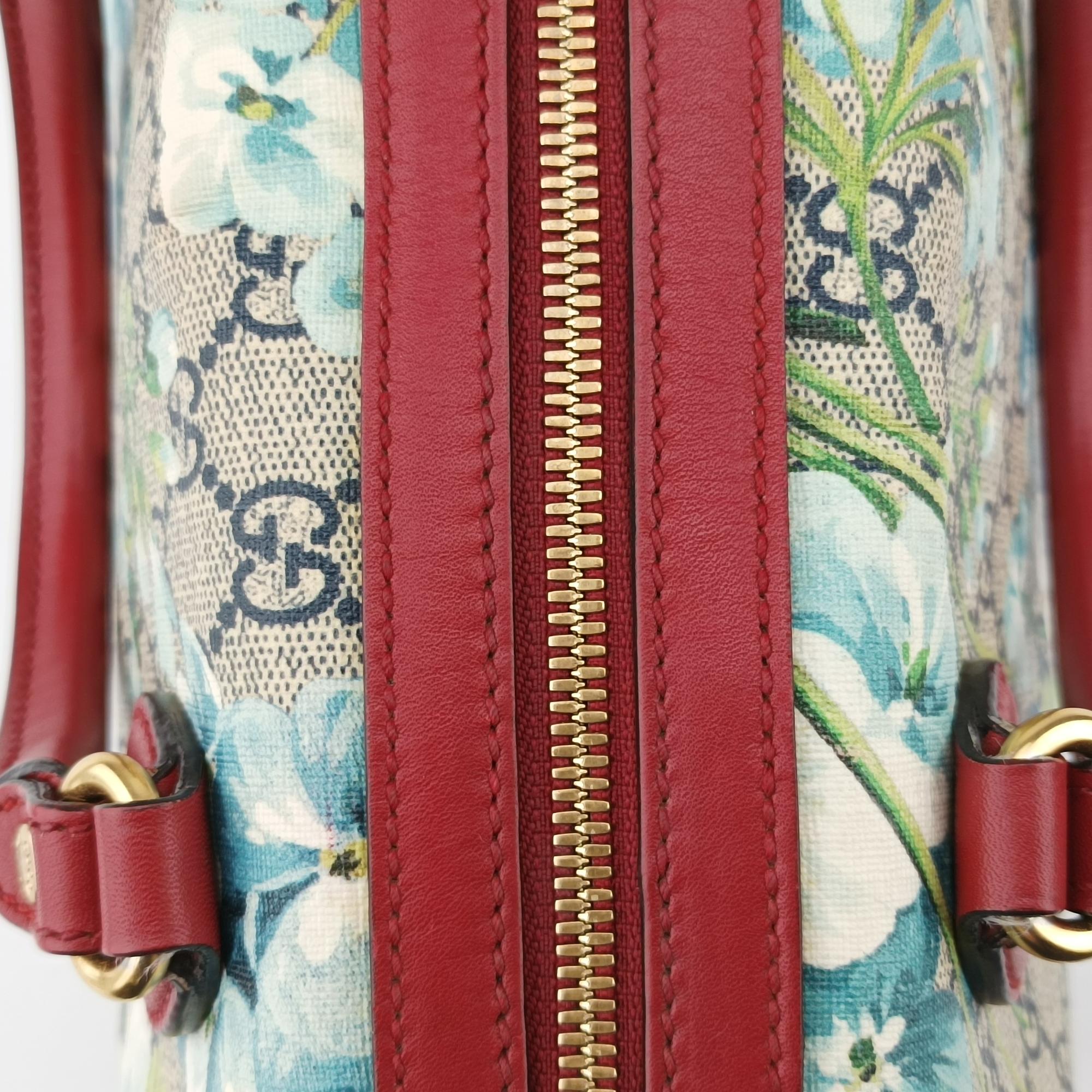 グッチ Gucci ボストンバッグ レディース GGブルームス ベージュ×マルチ PVCコーティングキャンバスxレザー 409529 G019821991